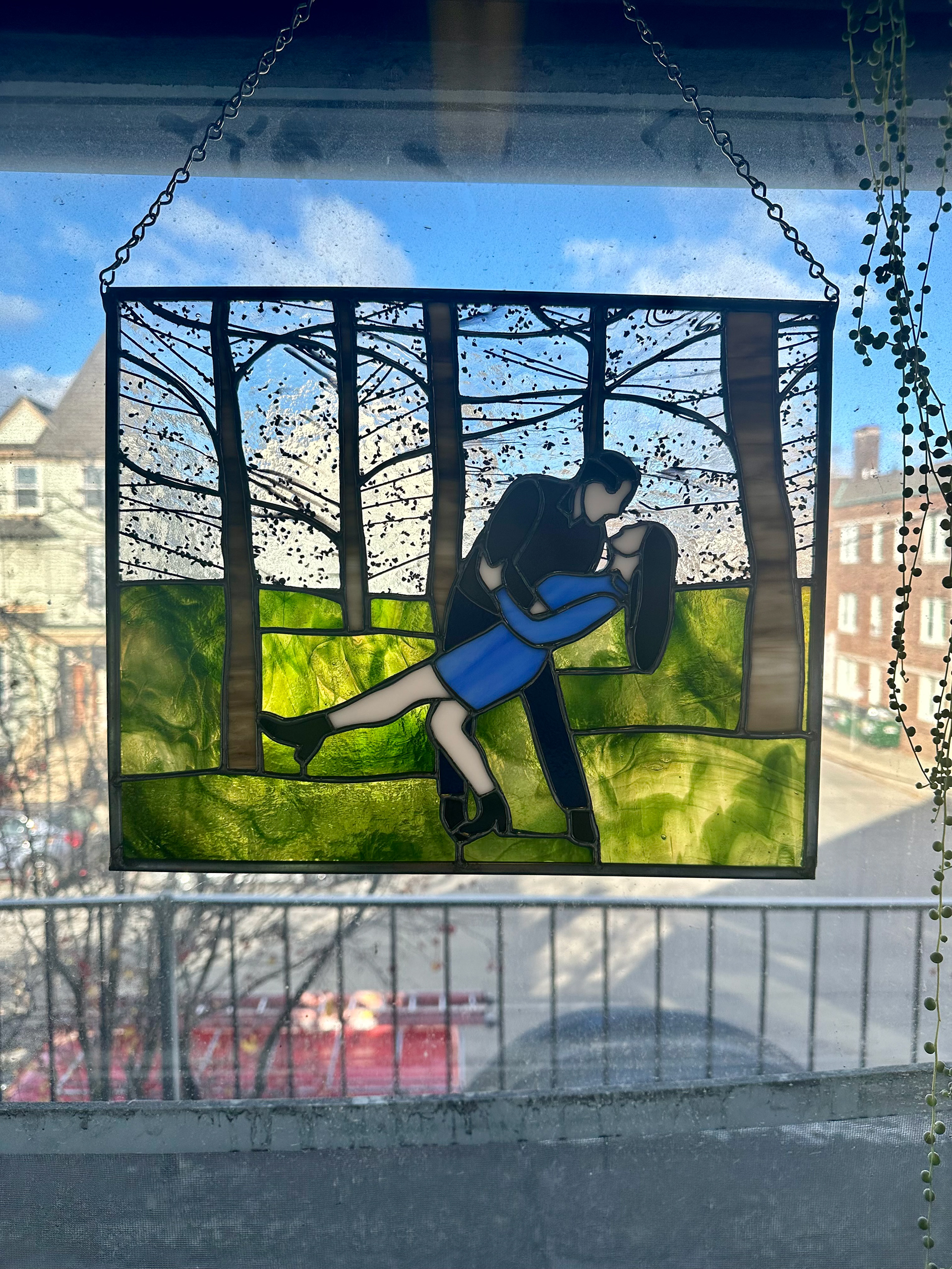 Custom Engagement Photo Trace Over