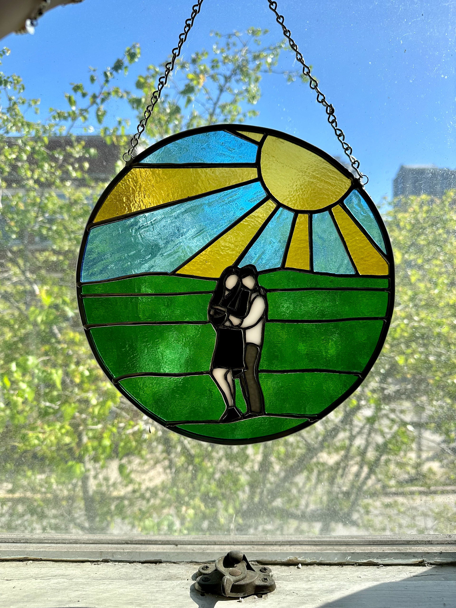 Custom Engagement Photo Trace Over