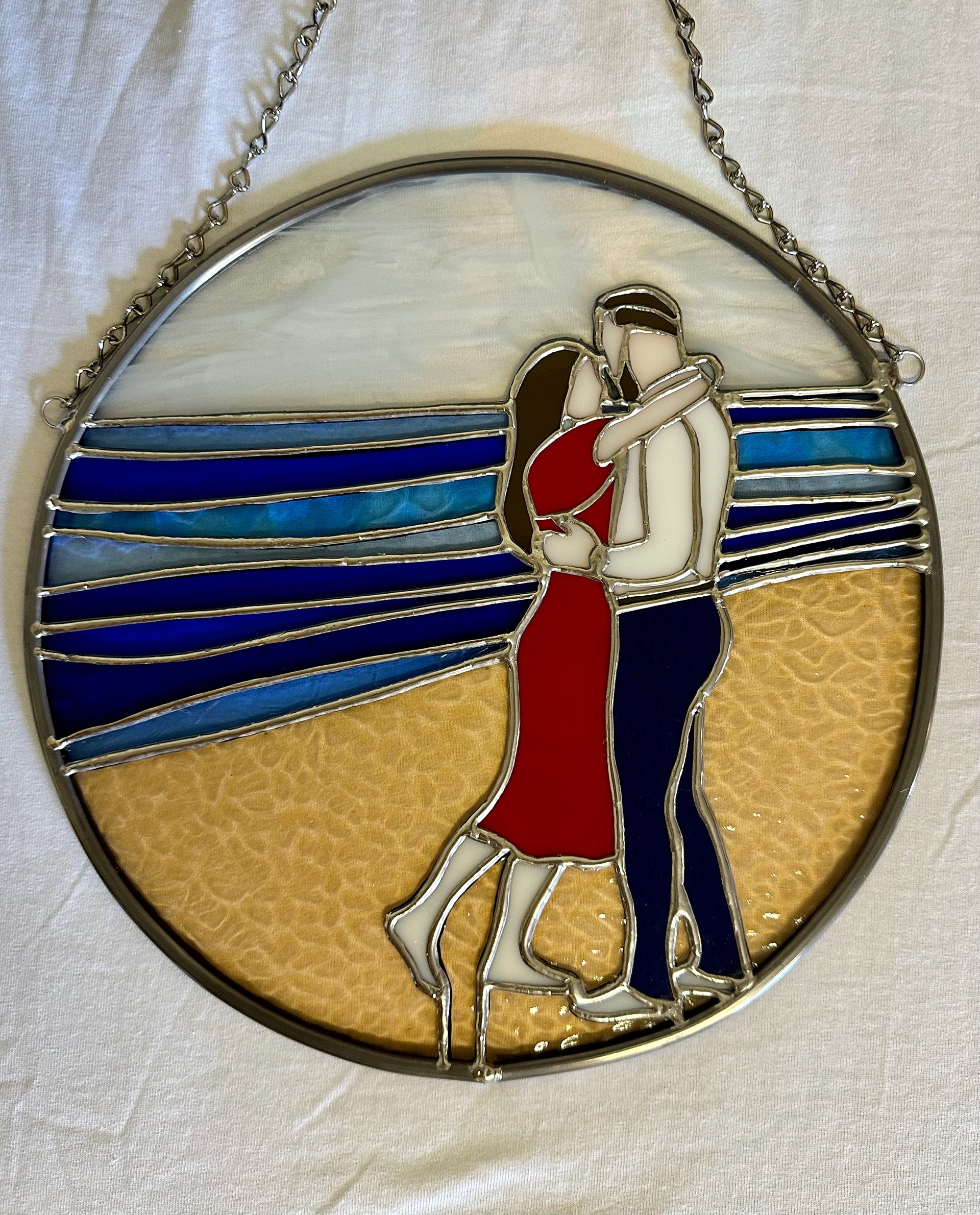 Custom Engagement Photo Trace Over