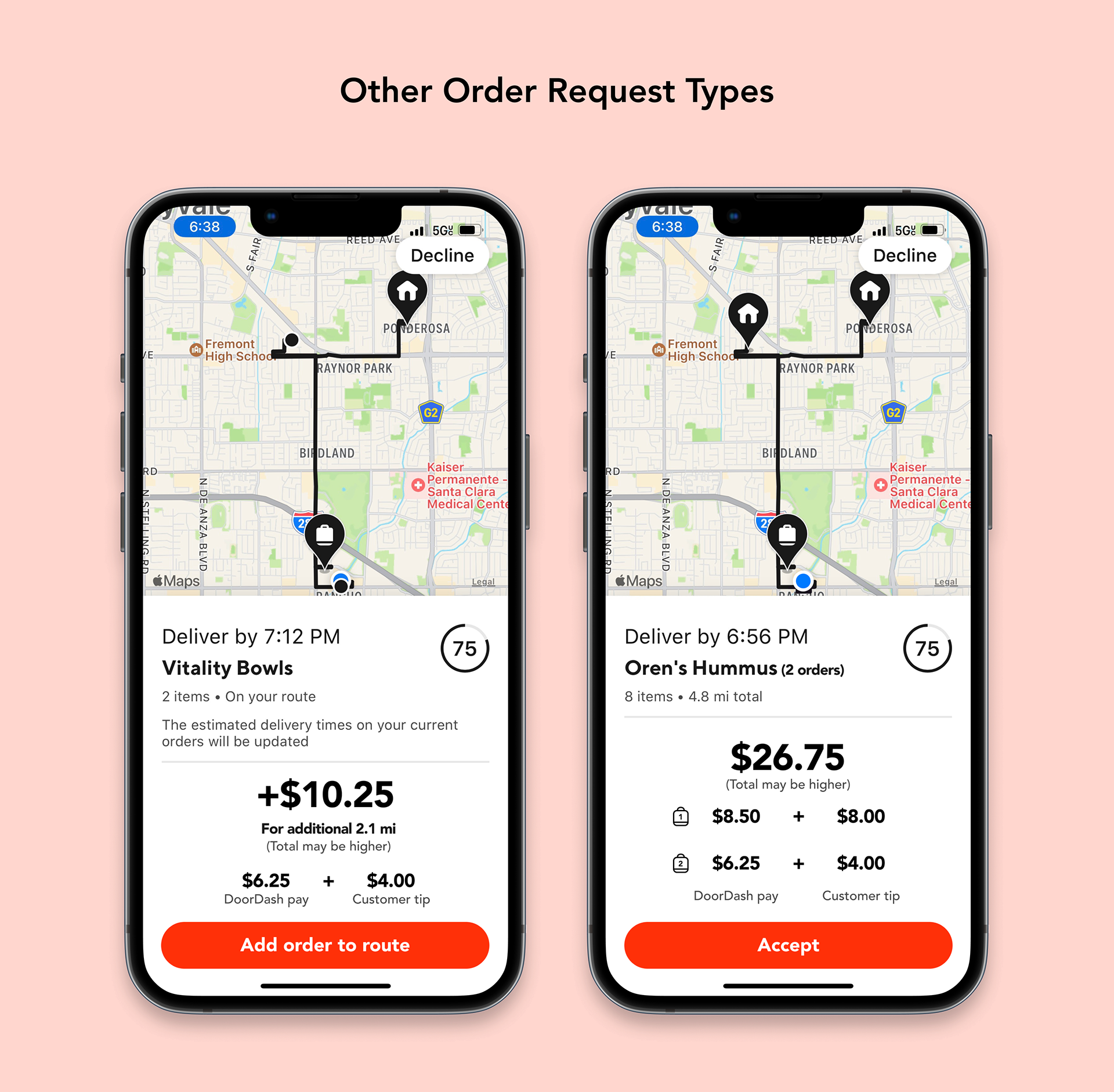 My DoorDash order manager redesign — a UX case study
