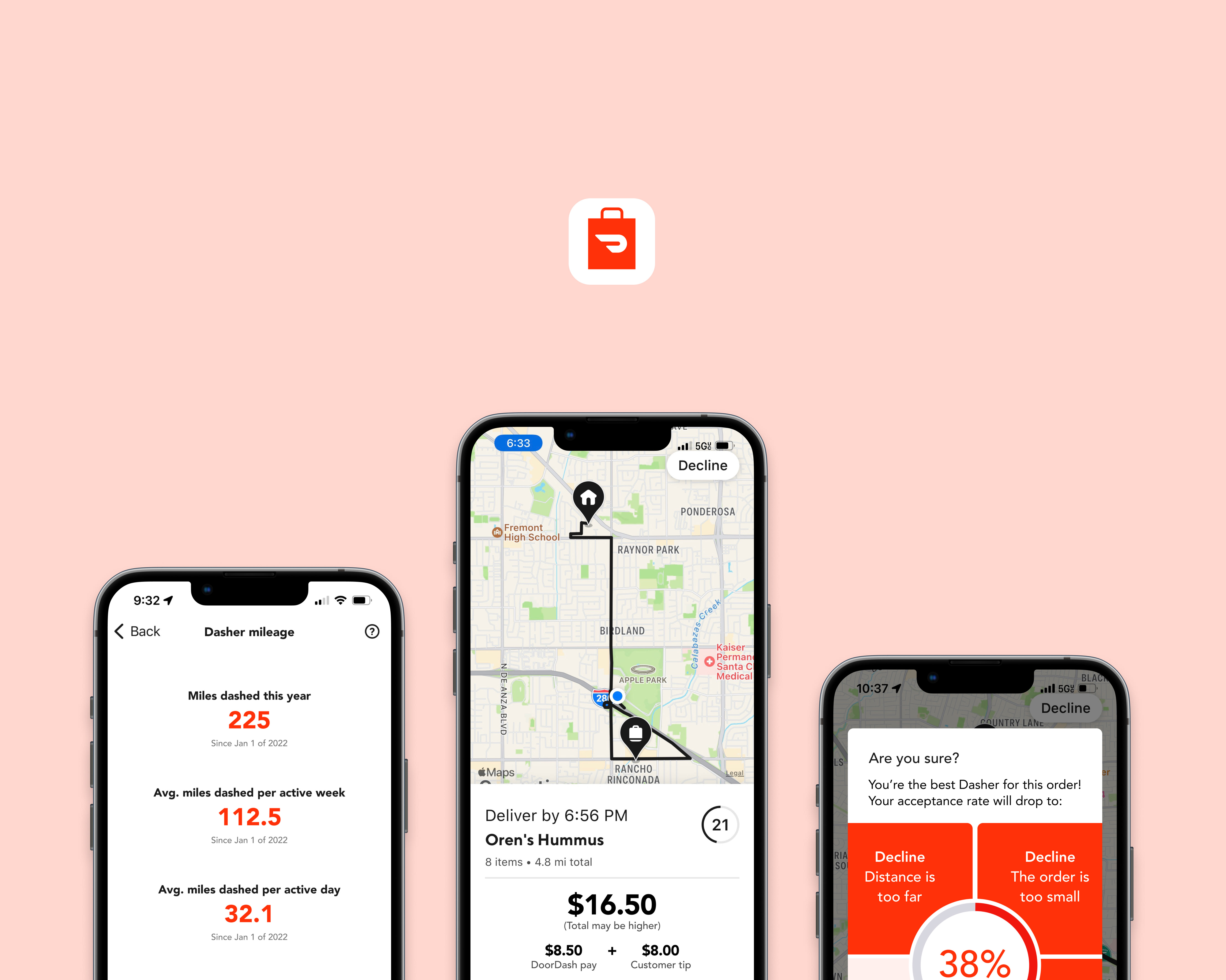 My DoorDash order manager redesign — a UX case study