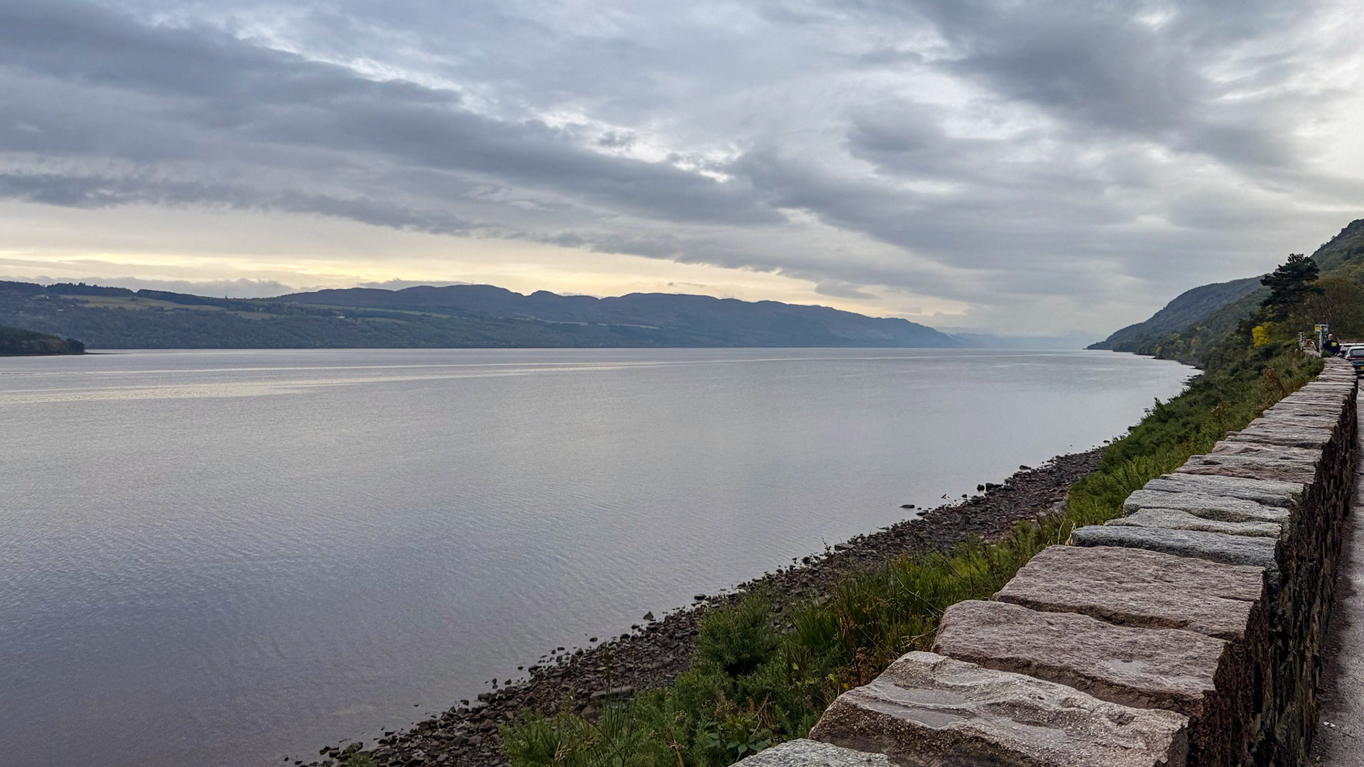 We didn't spot Nessie at Loch Ness
