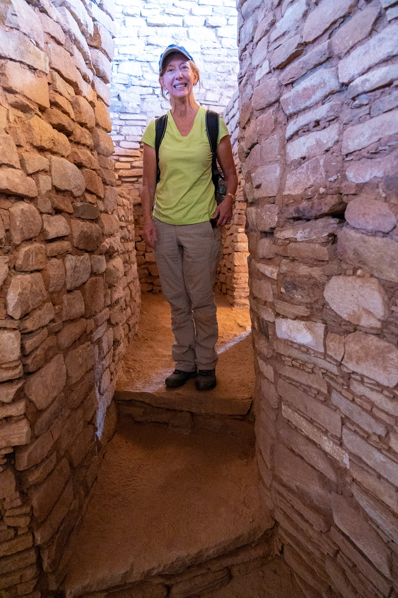 Inside one of the 40 rooms in the Lowry Pueblo