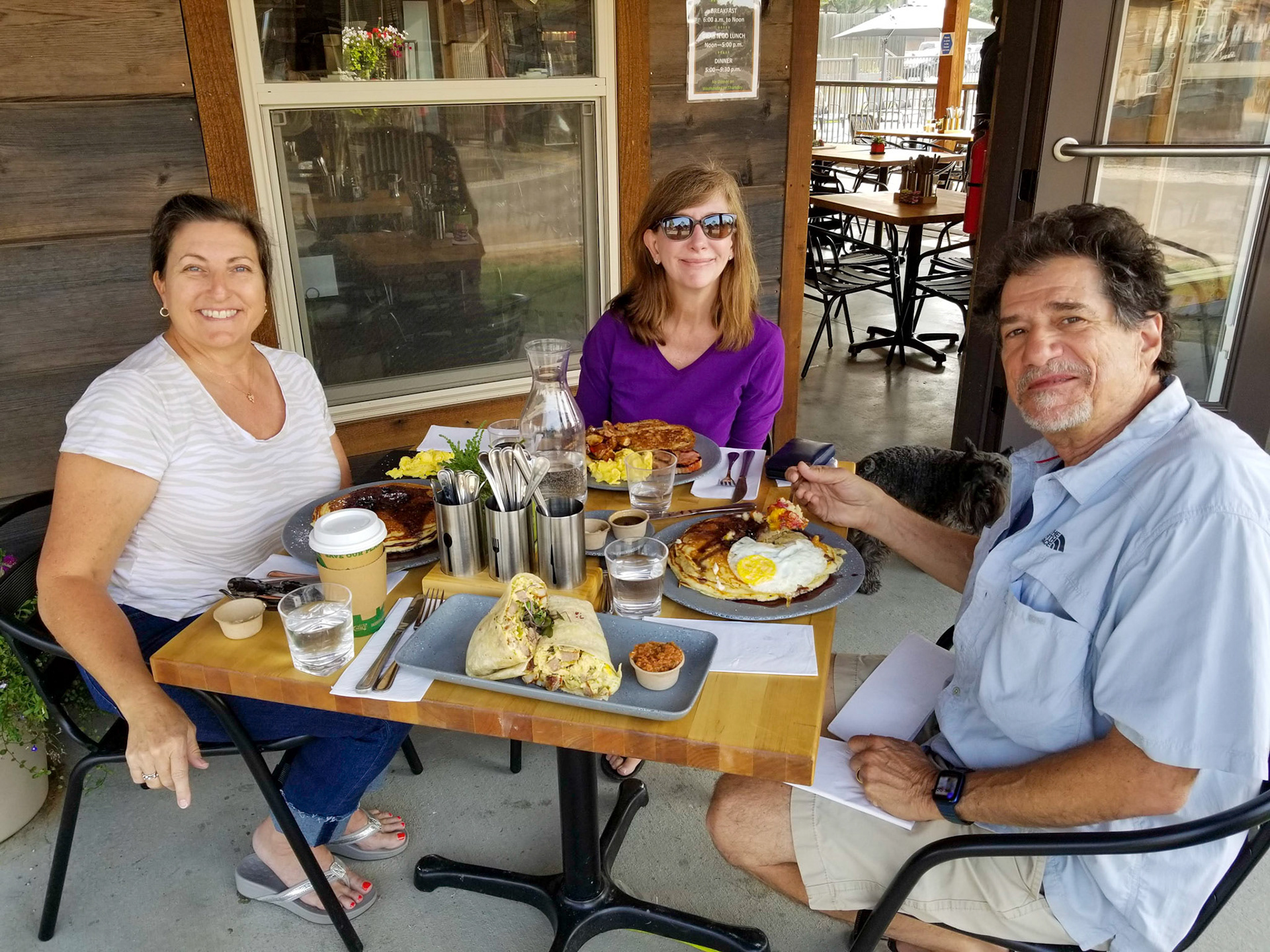 Breakfast before our day in Jackson, WY