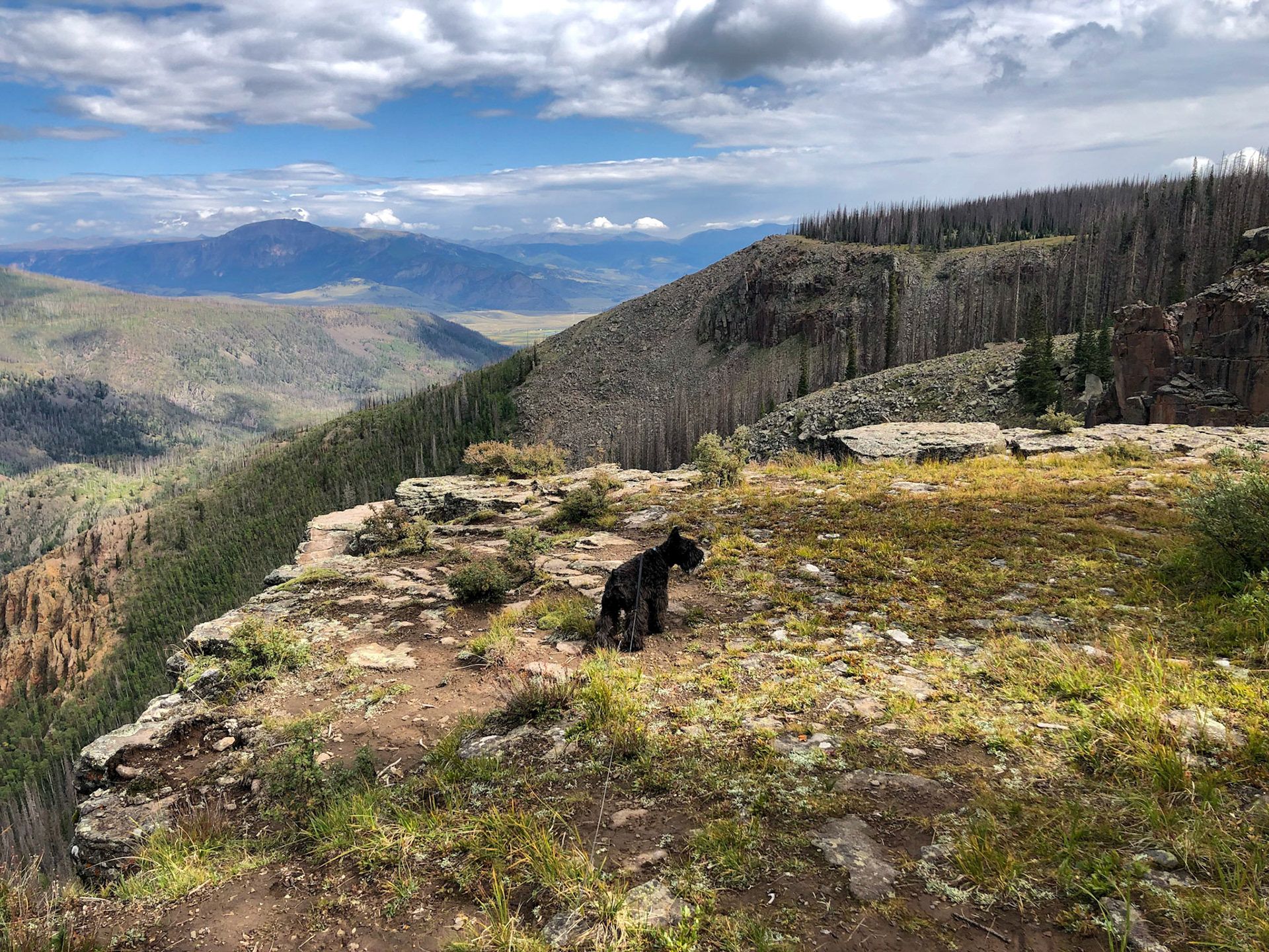 Top of the mountain at Copper Falls