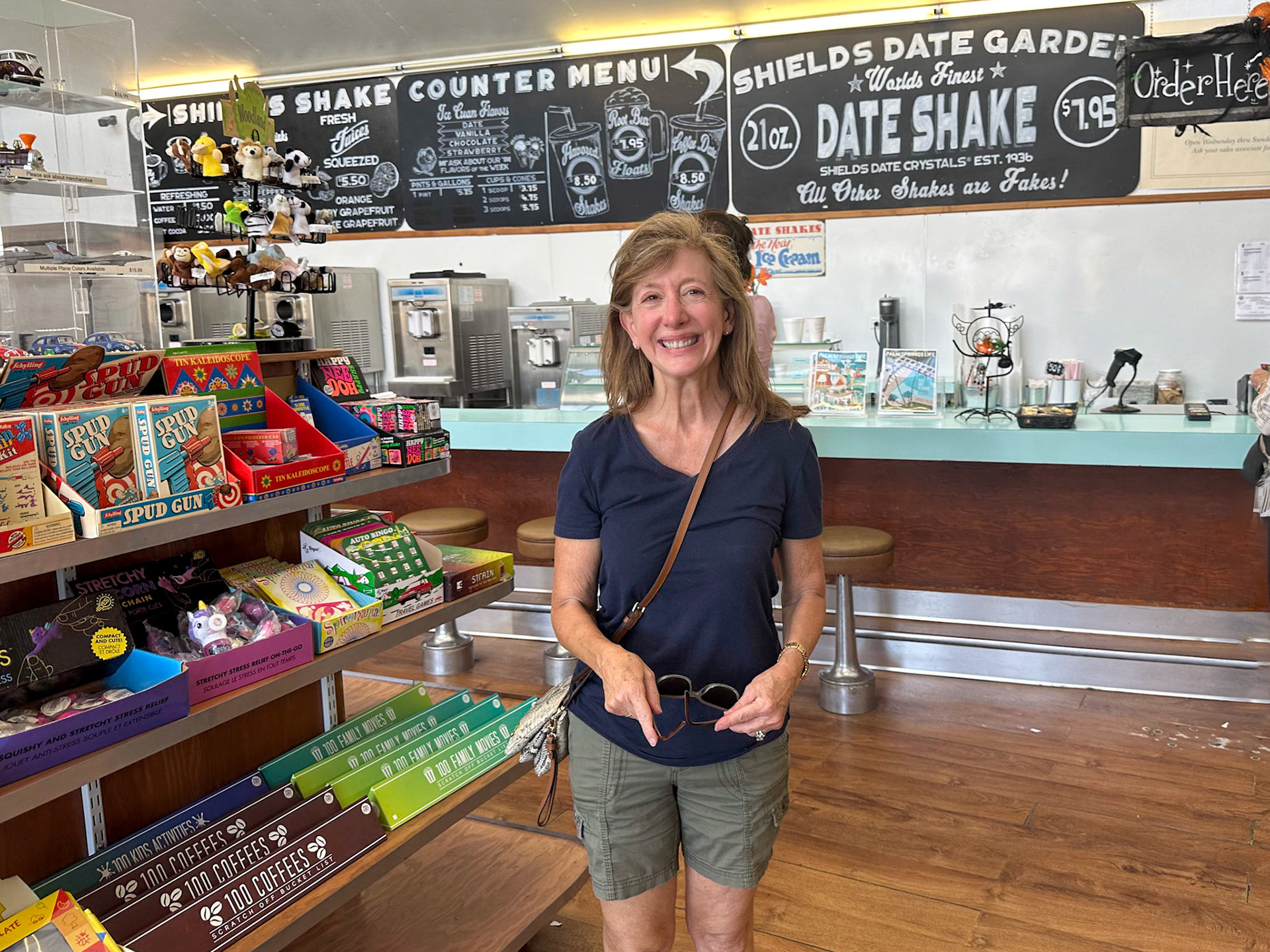 Shields is famous for Date Shakes