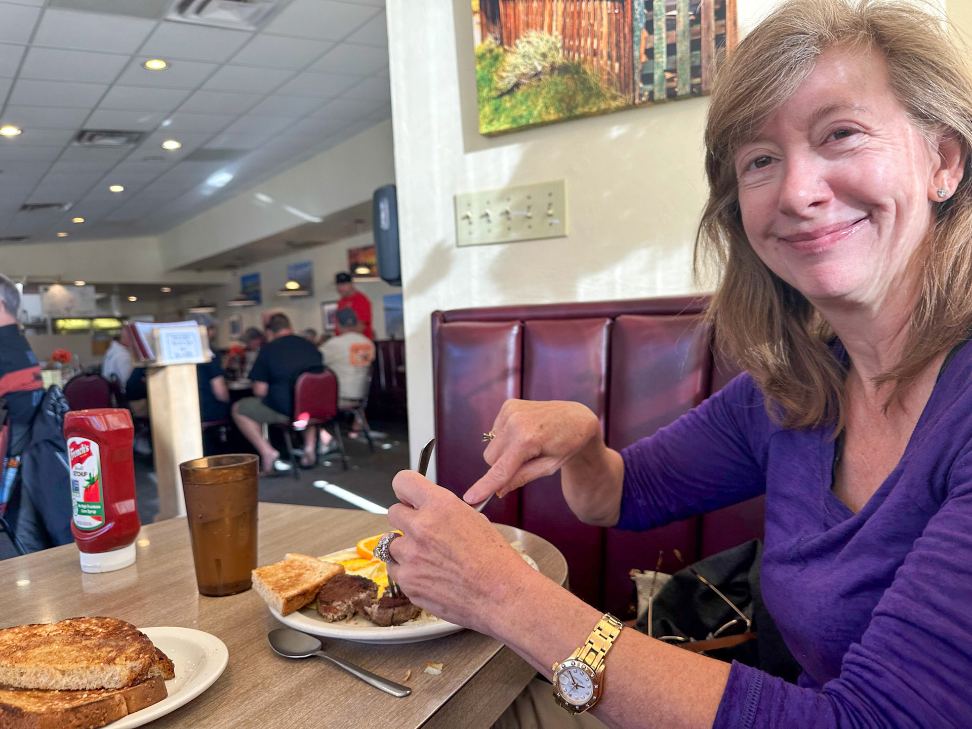 Our breakfast stop at Nicely's