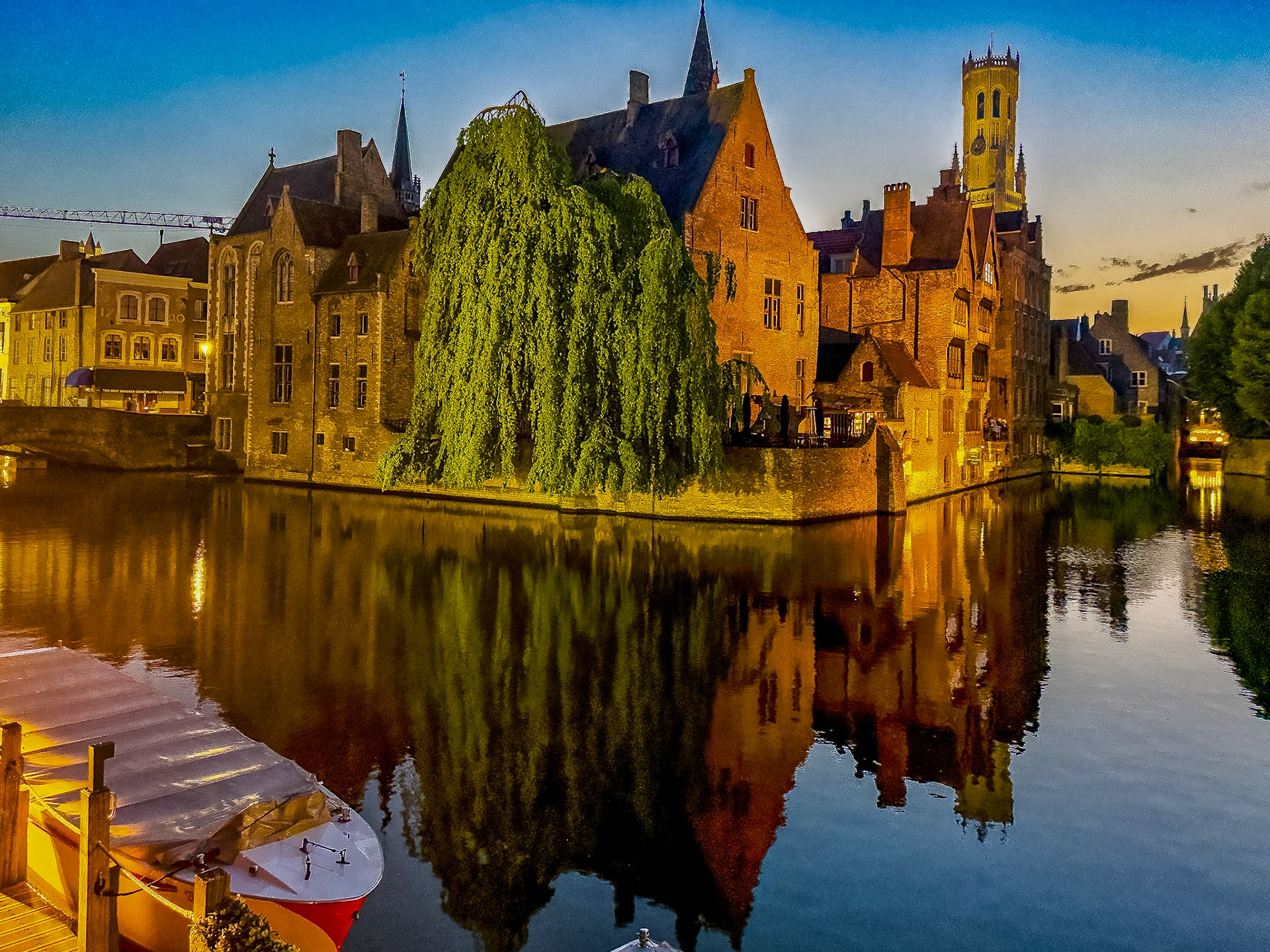 Bruges at night