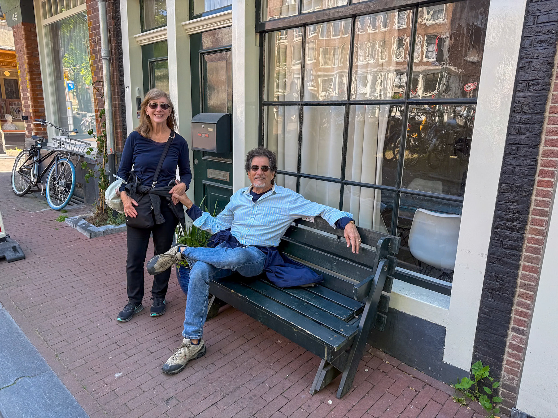 Rest stop on our Jordaan tour
