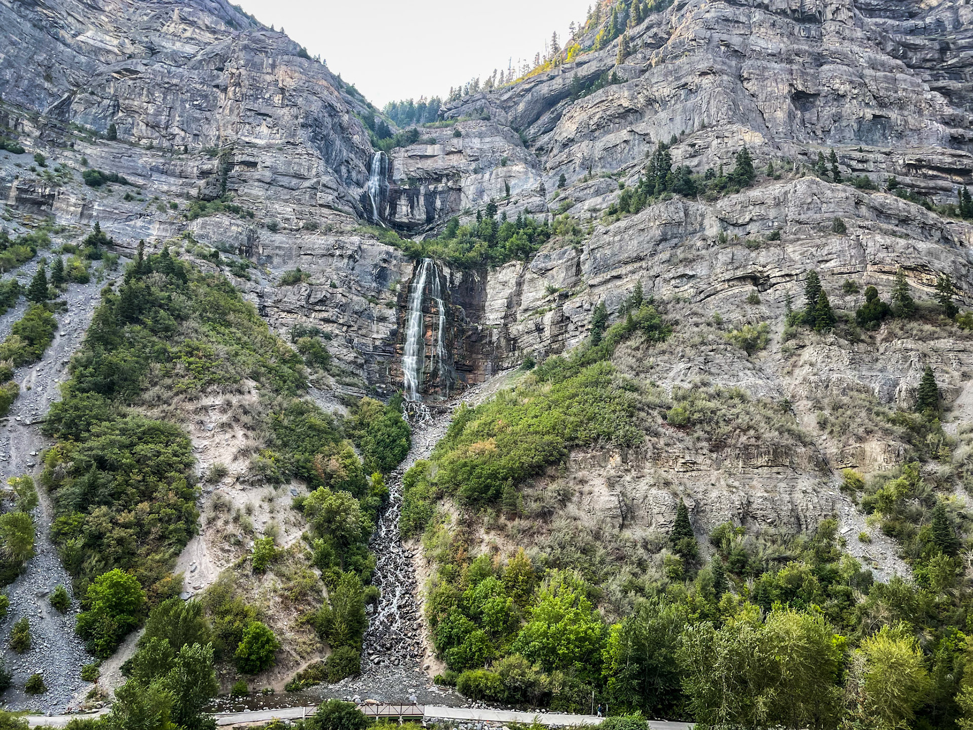 Bridal Veil Falls in Provo Canyon