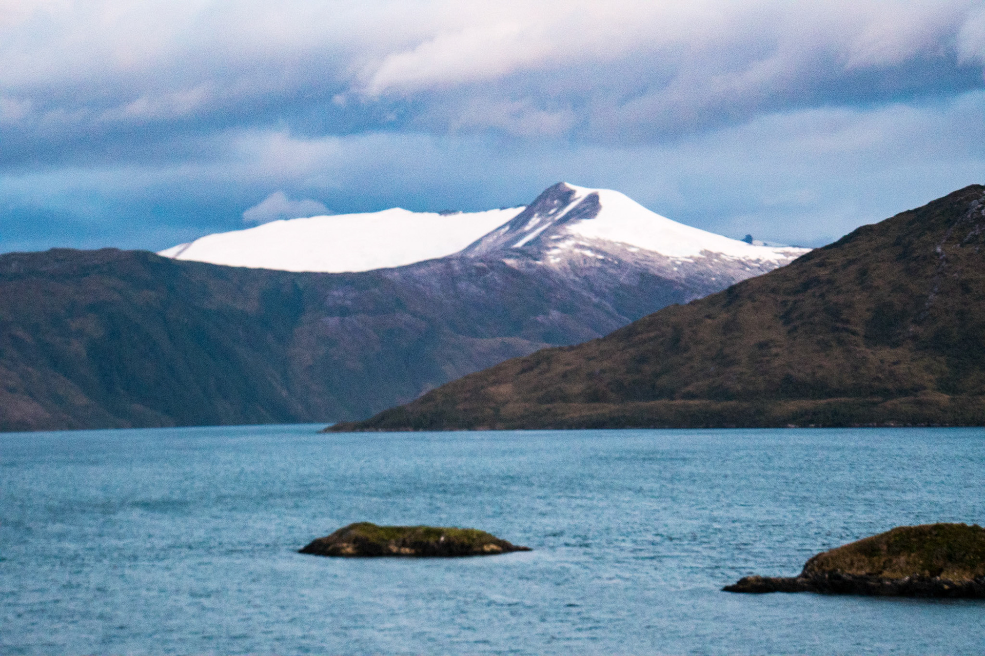 Glacier Alley on our way to Ushuaia, Argentina