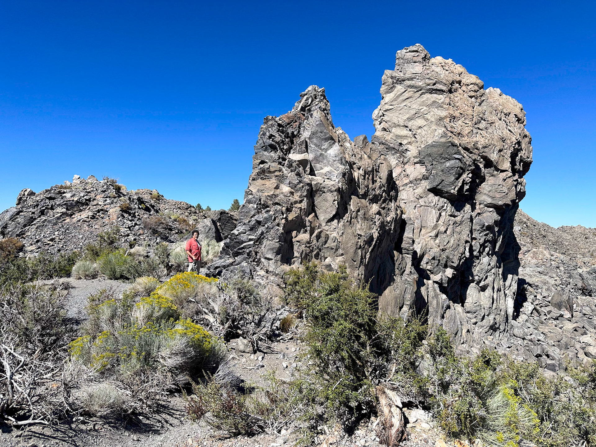 The top of Panum Crater