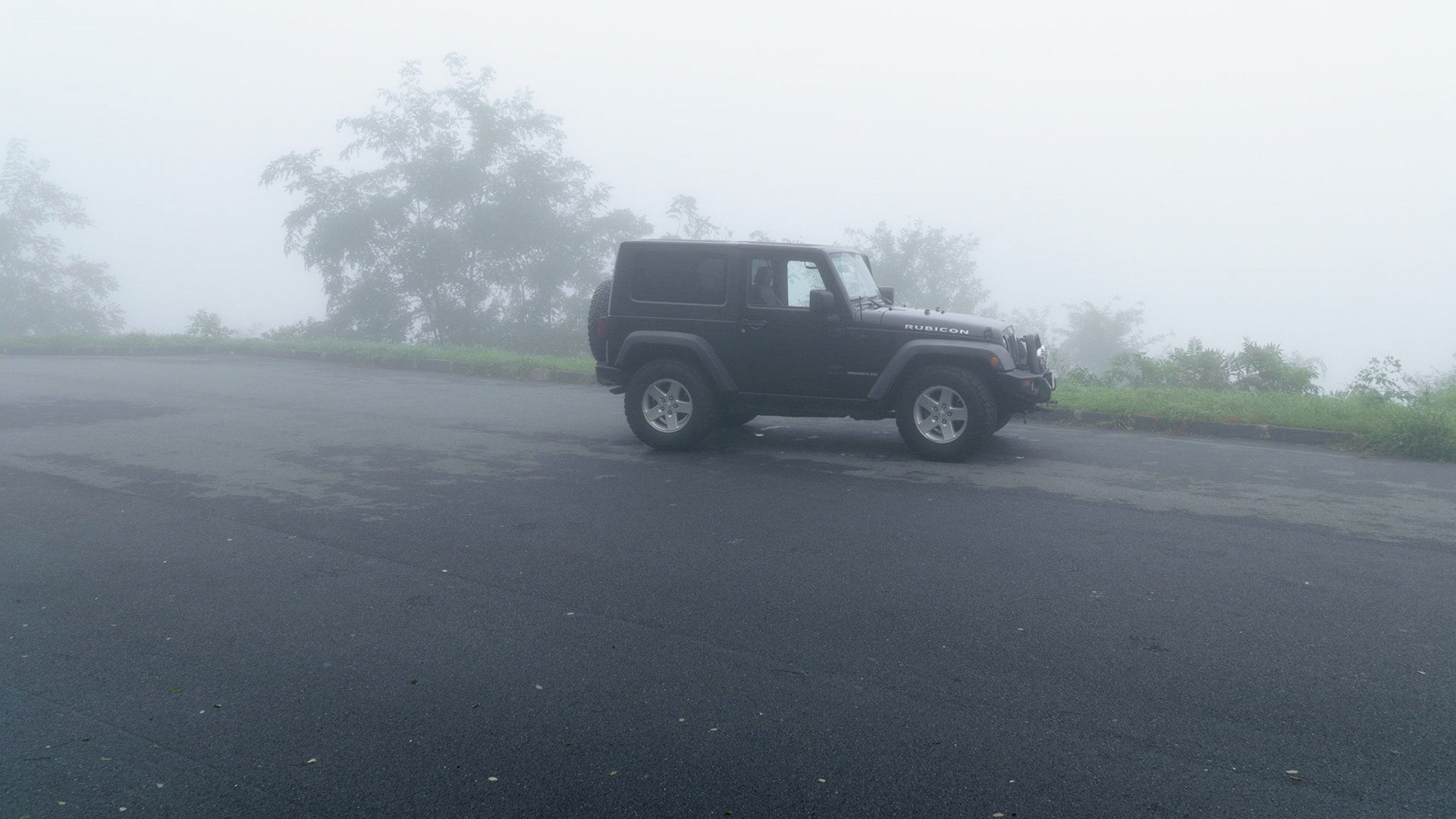 Fog on the mountain as we tour Shenandoah NP