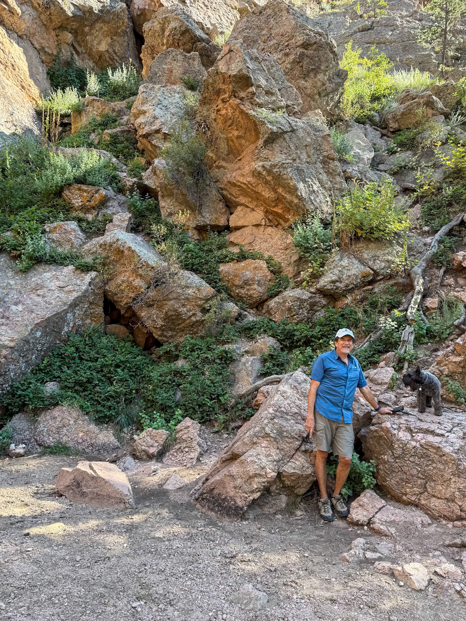 Horsetooth Falls without water