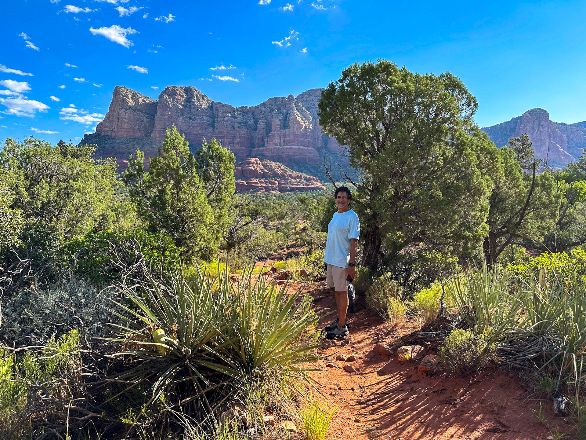 Hiking at Courthouse Rock