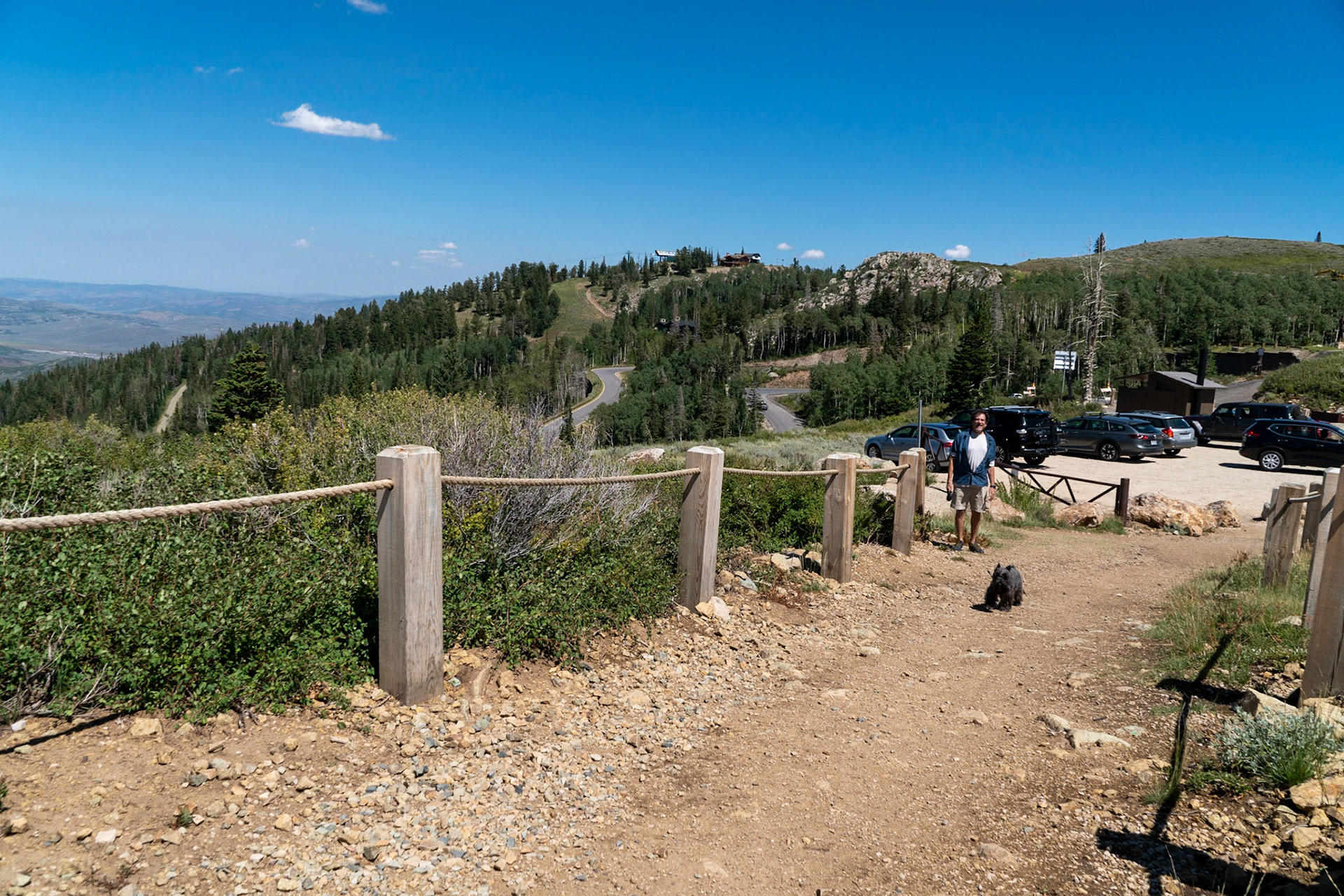 Empire Pass, in the mountains near Park City