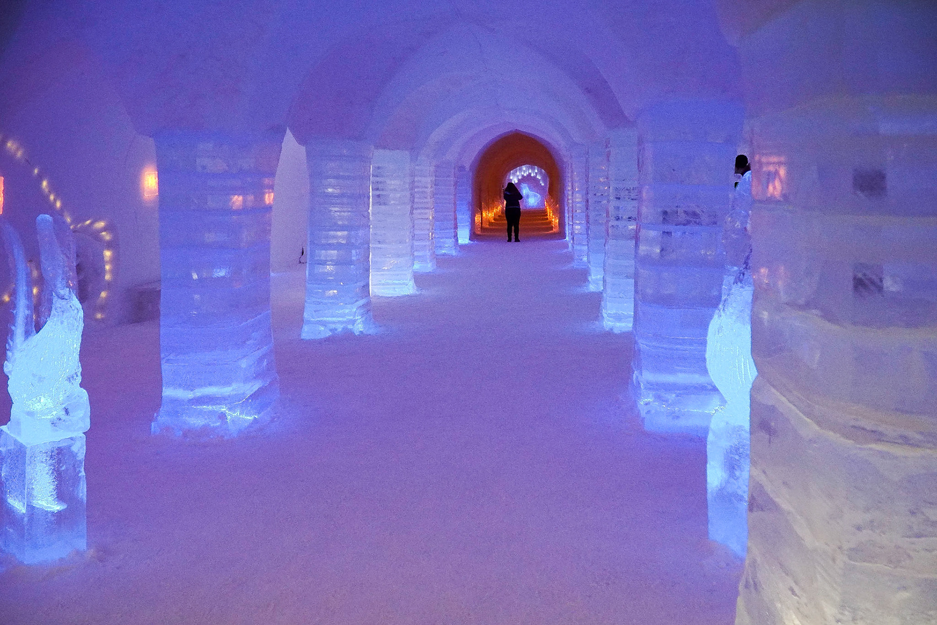 Hallway to the guest rooms