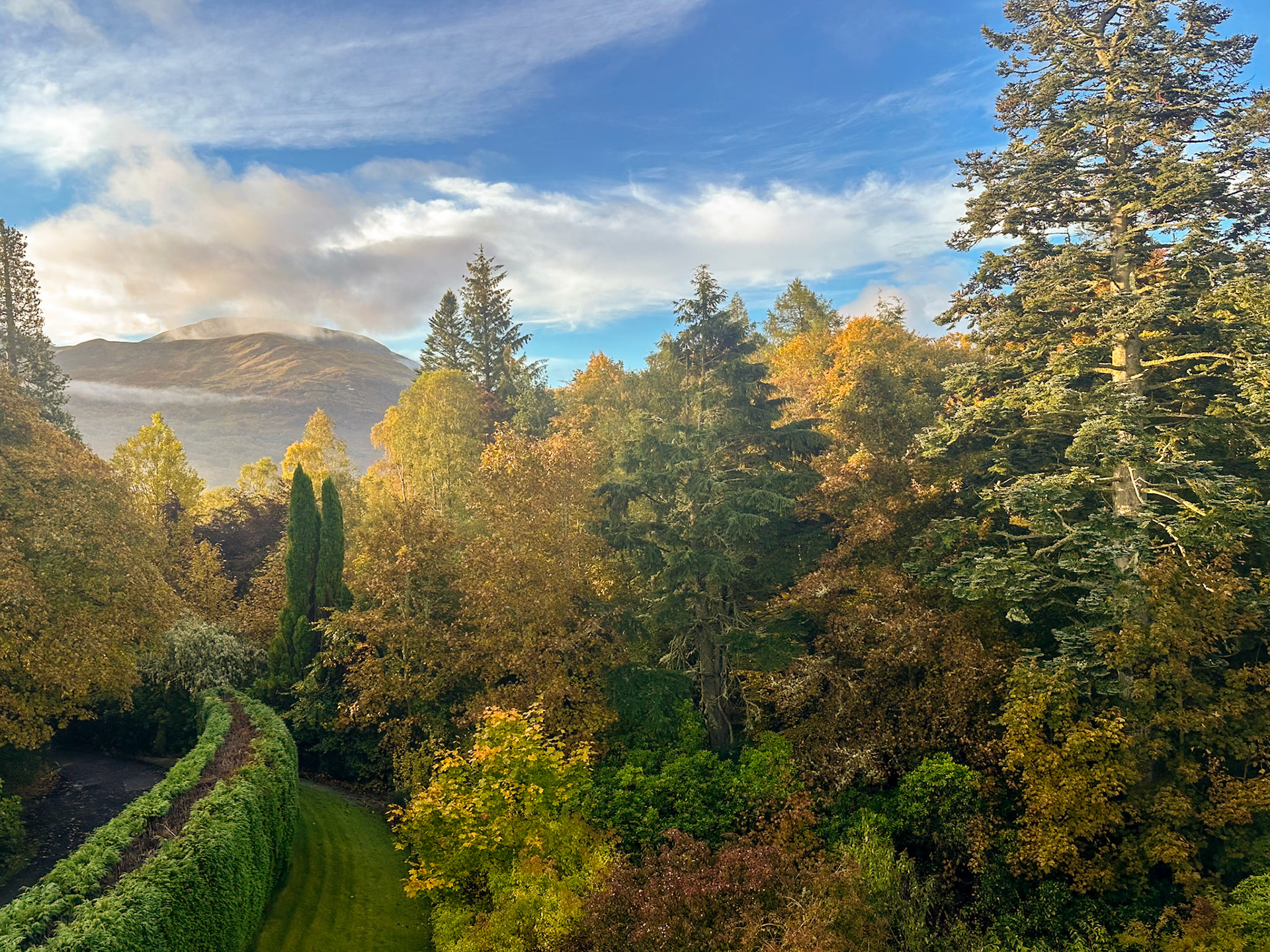 View from Inverlochy room
