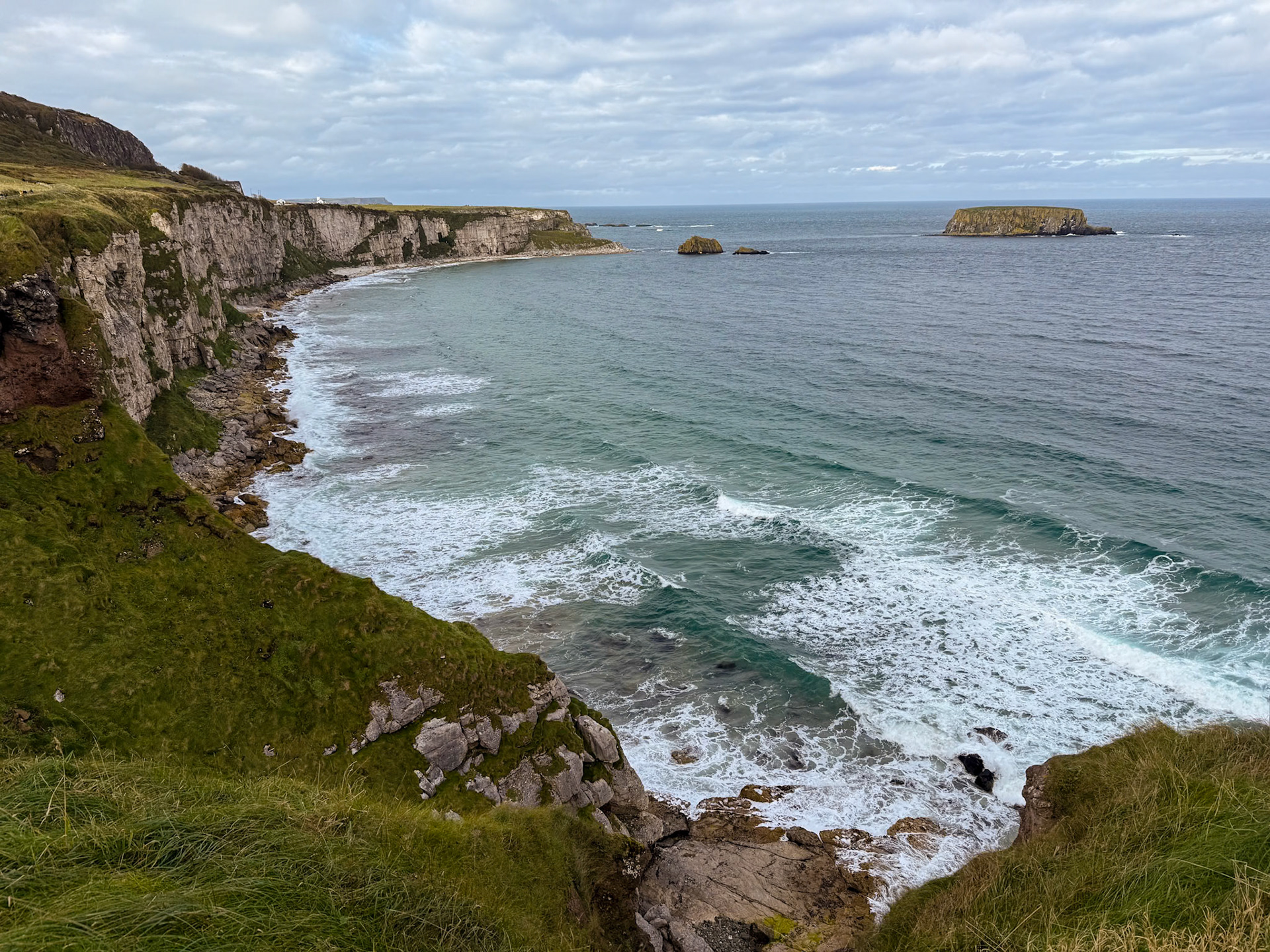 On the way to Carrick-a-Rede rope bridge