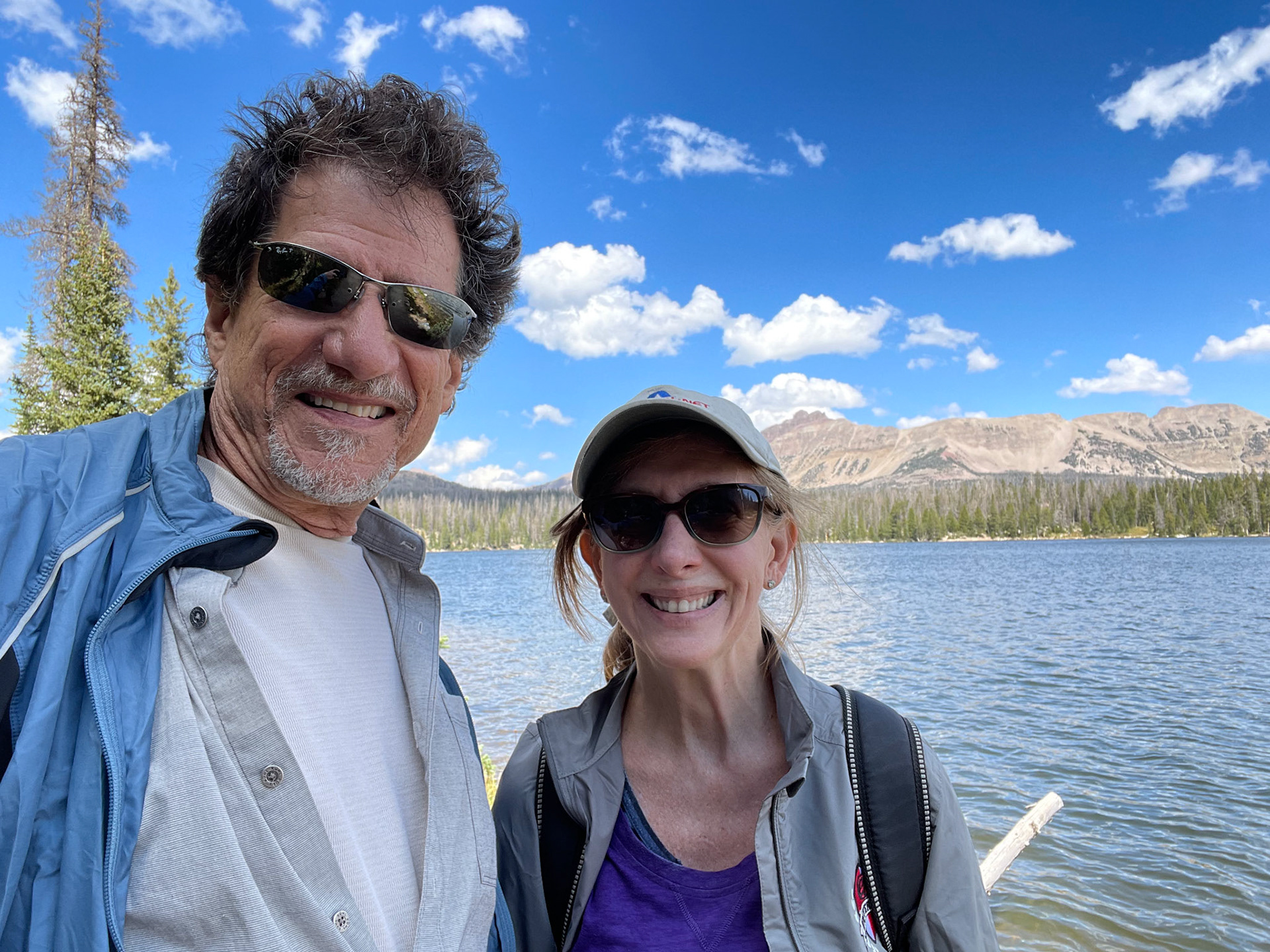 Mirror Lake is 10,000 feet in the Uinta mountains