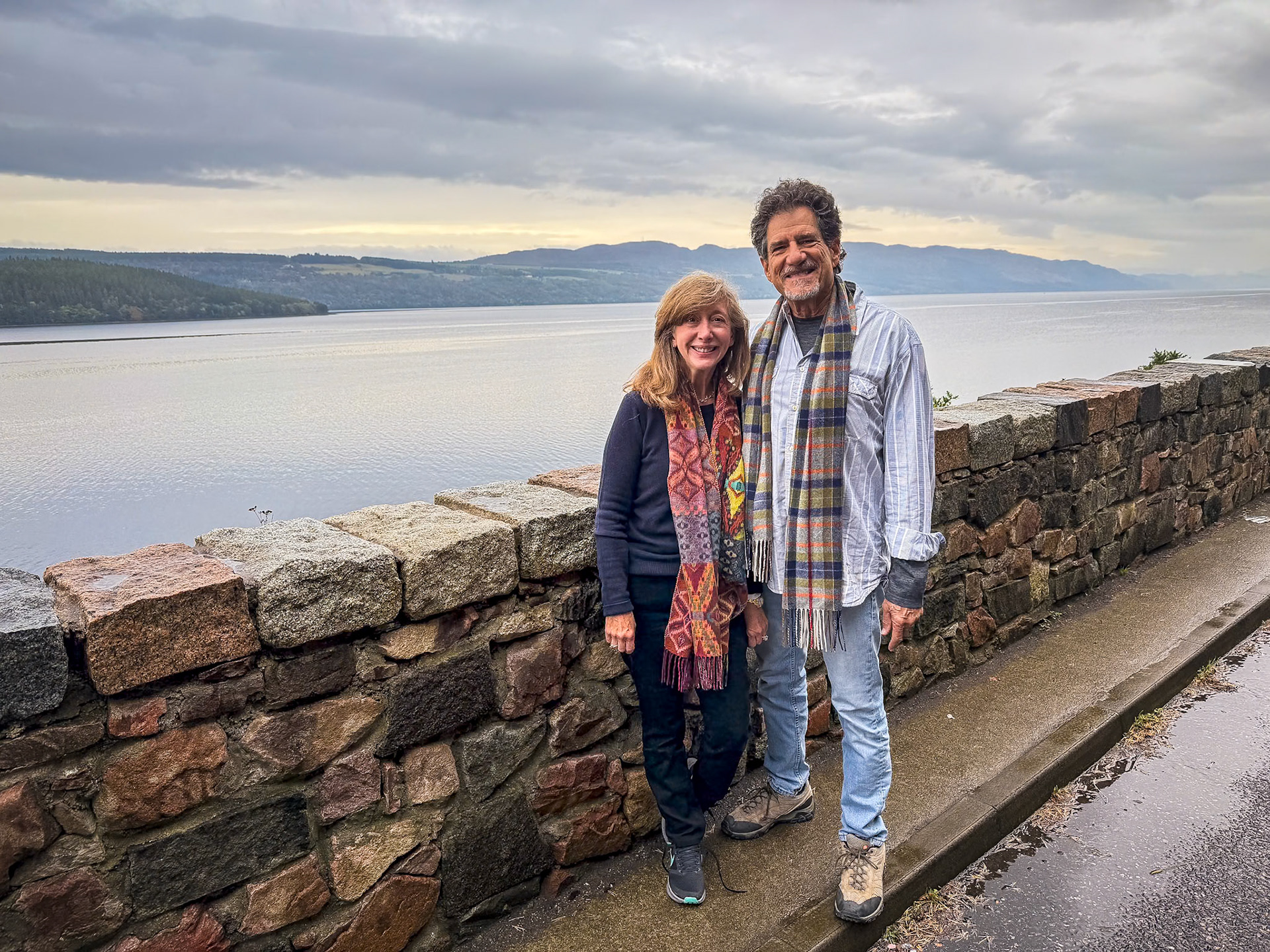 We stopped along Loch Ness near Inverness