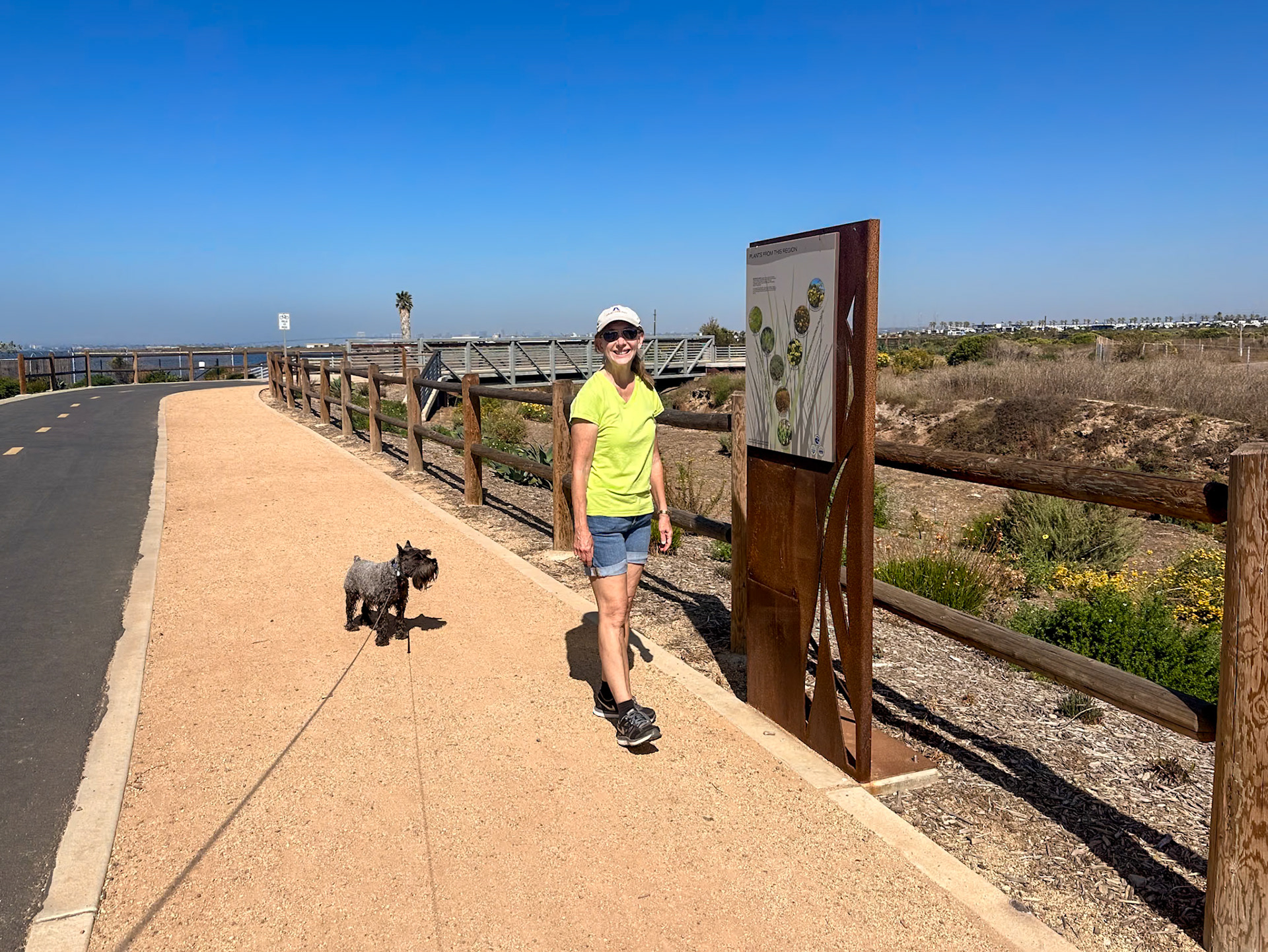 Morning walk along the trail