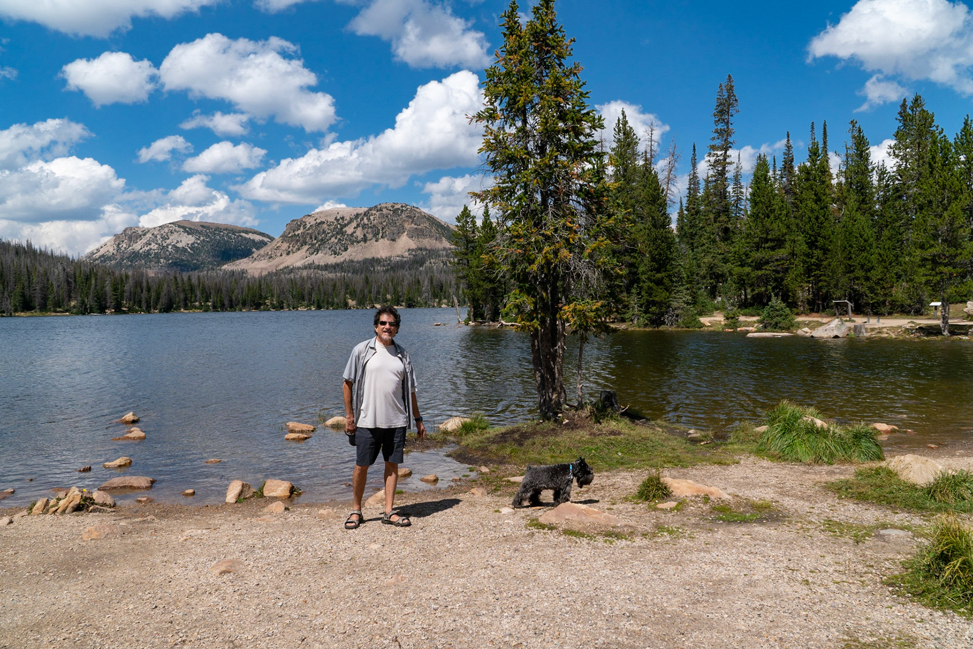 Hiking around Mirror Lake