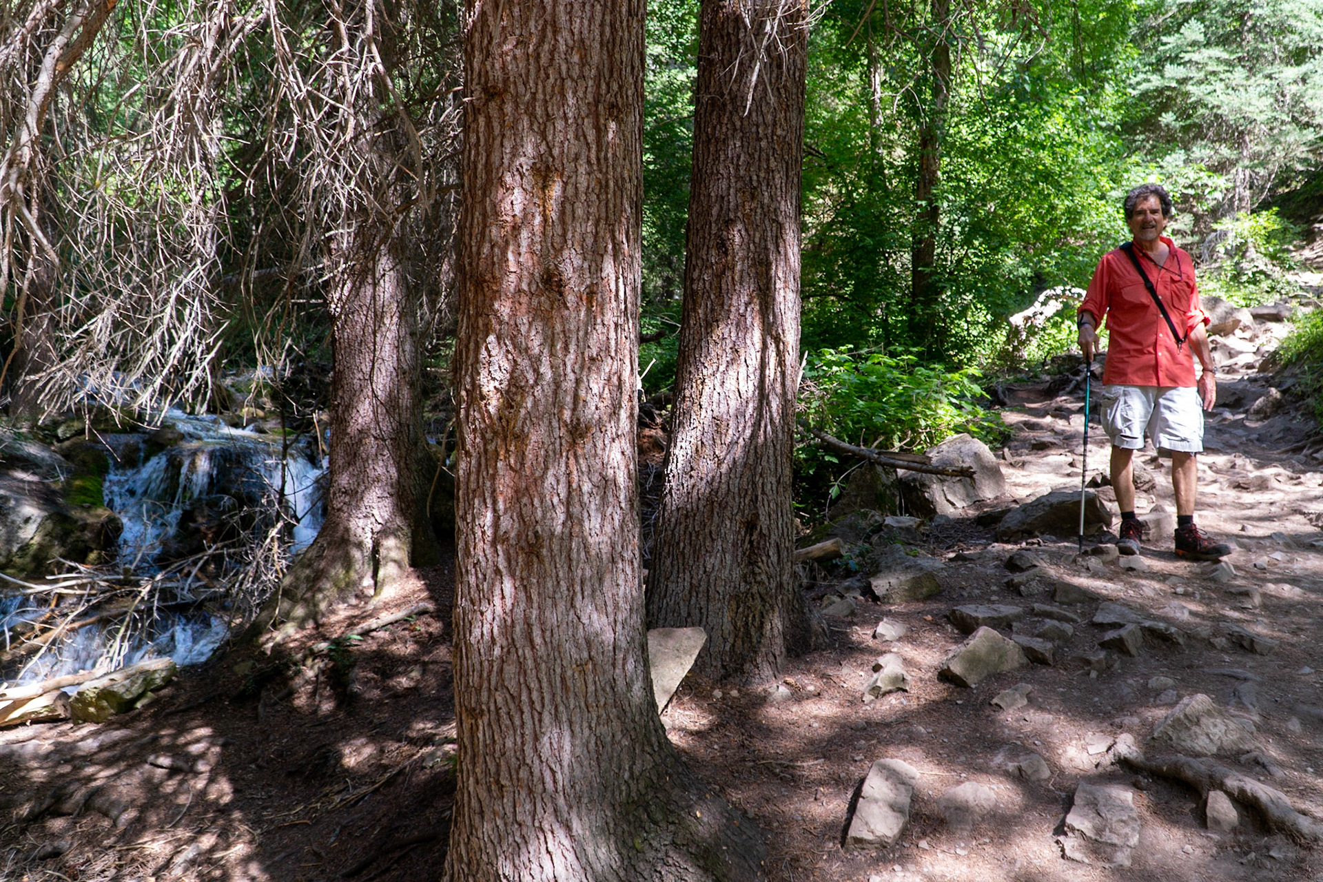 Rest stop on the trail