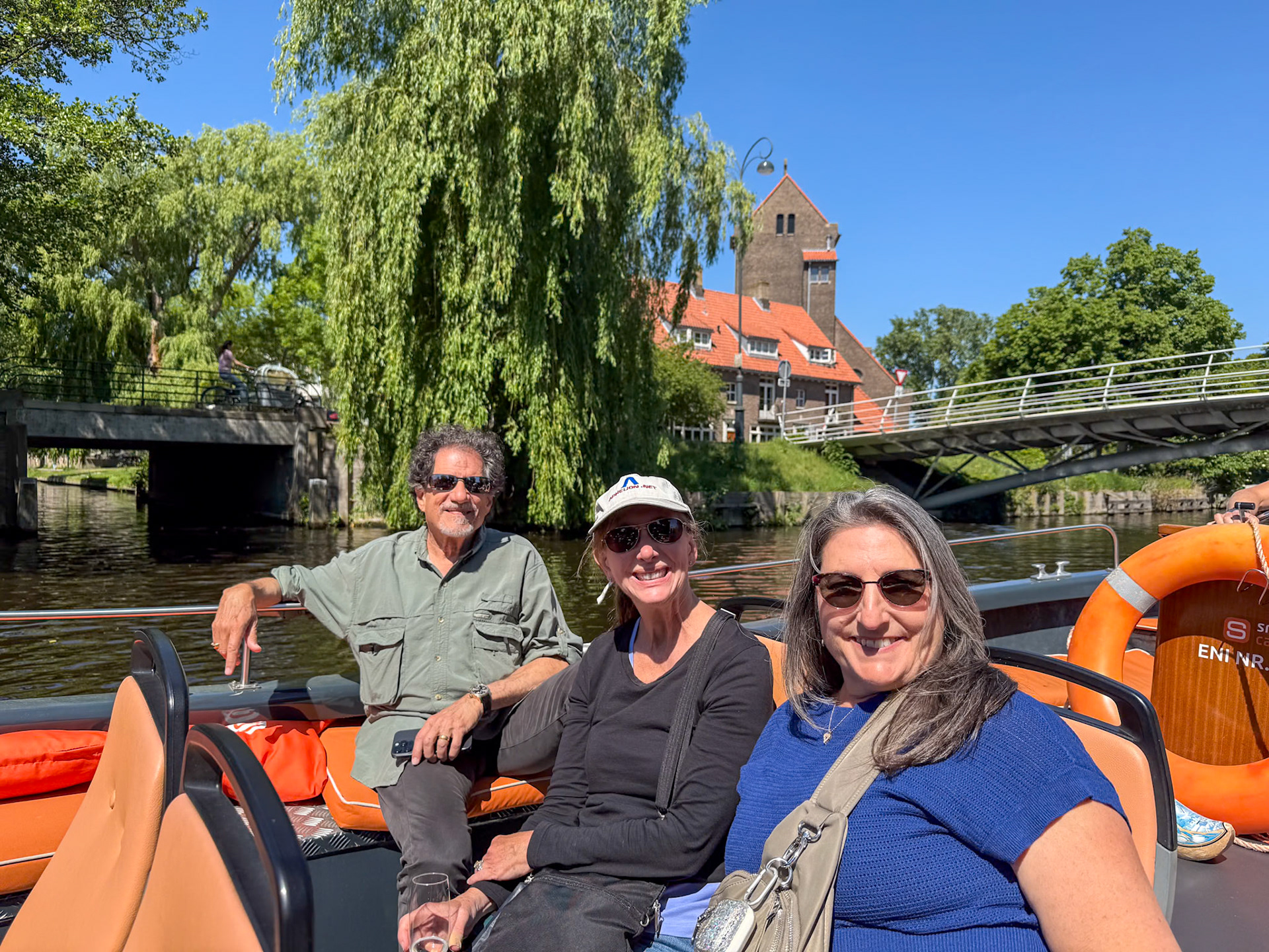 Canal tour in Haarlem