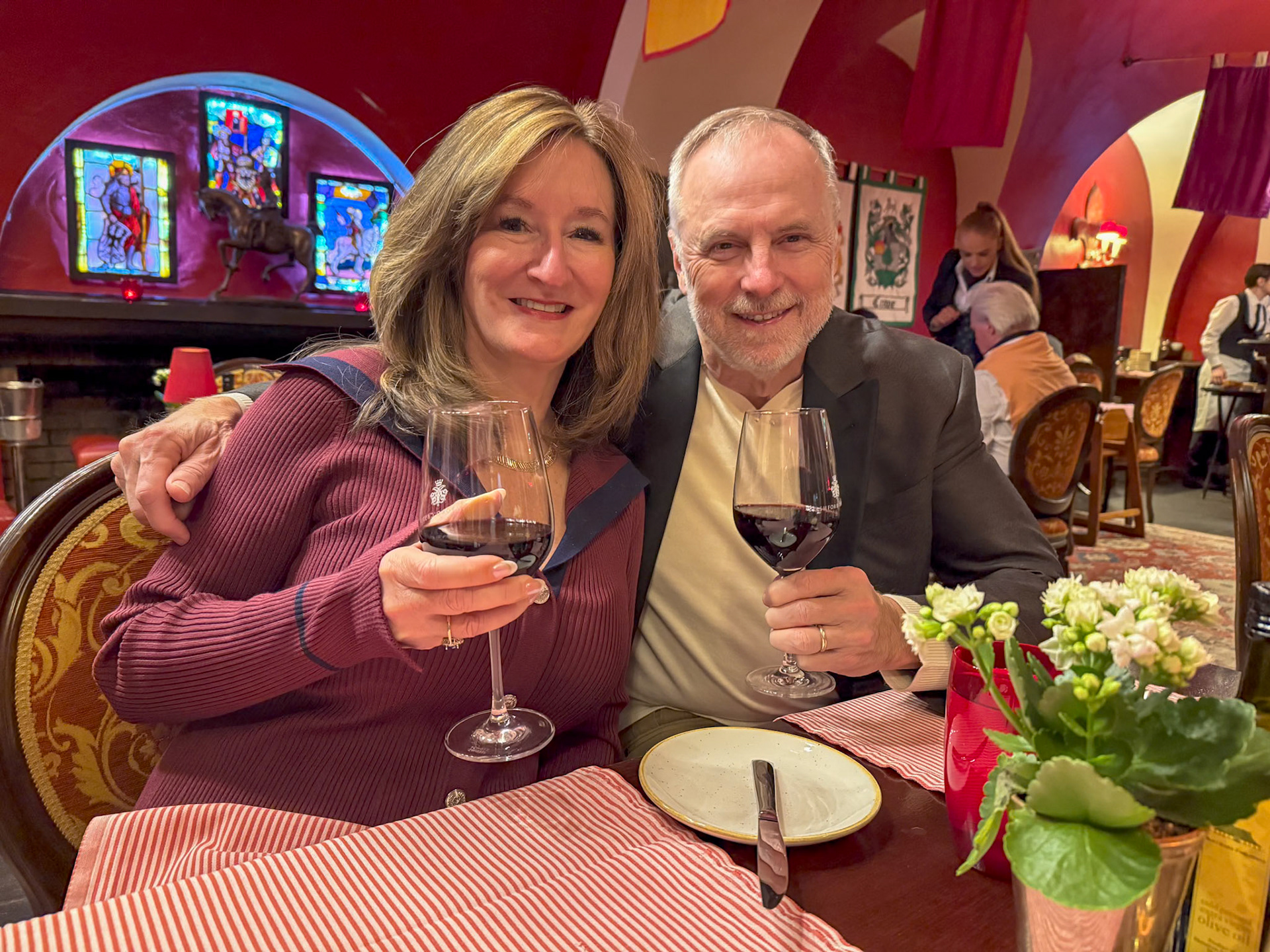 Dinner in the dungeon at Ashford Castle