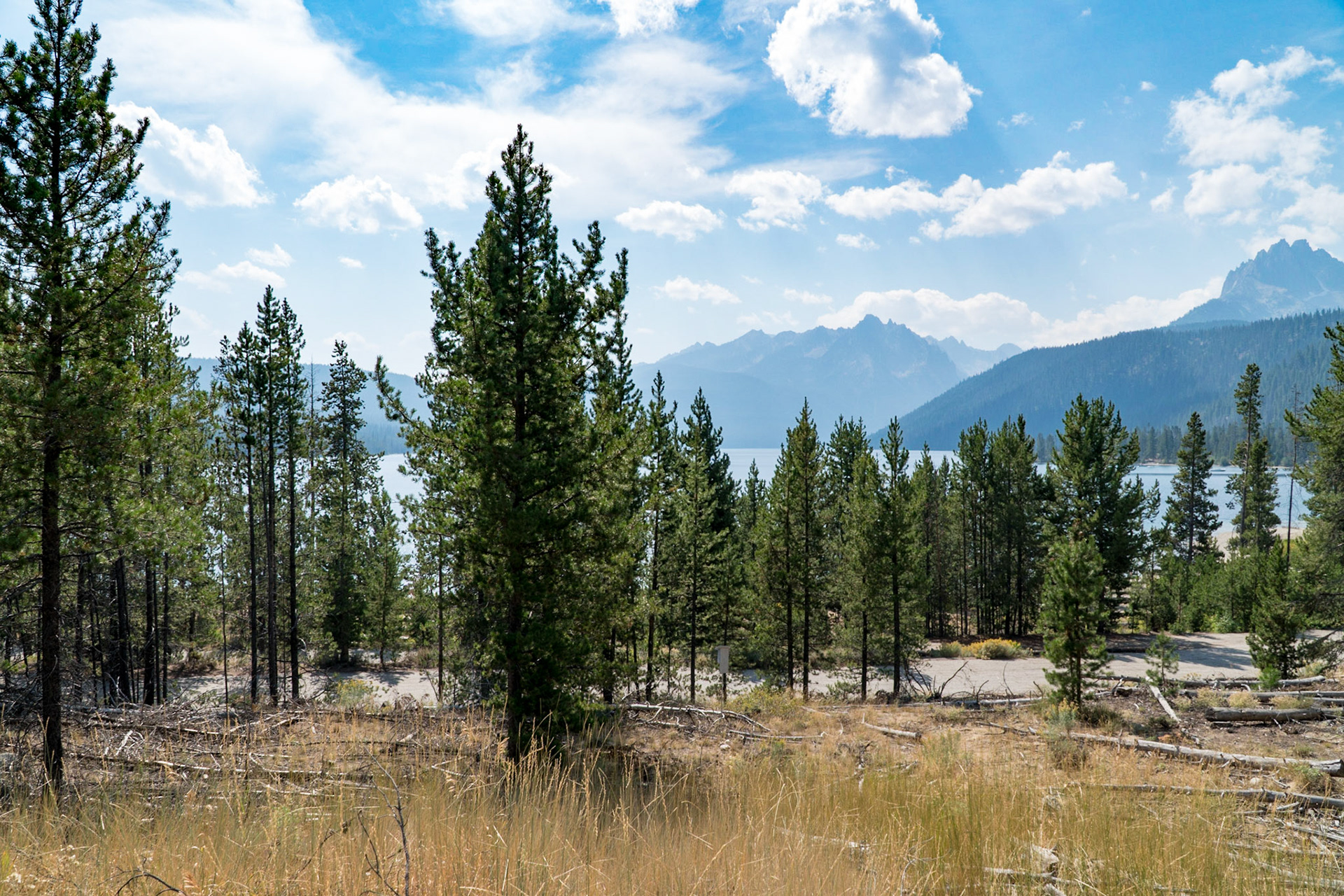 Redfish Lake in the Sawtooth mountains