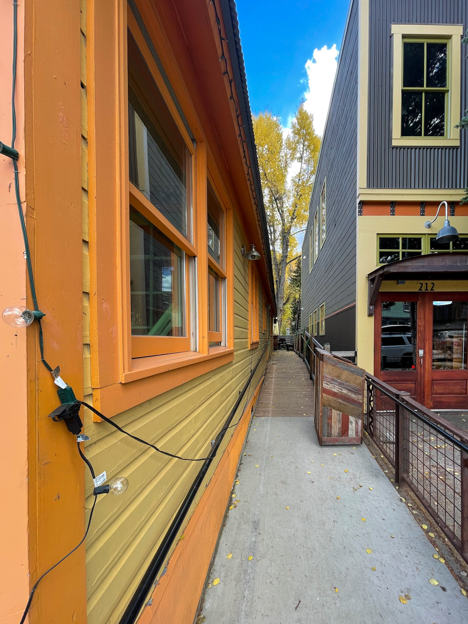 Alley in Crested Butte
