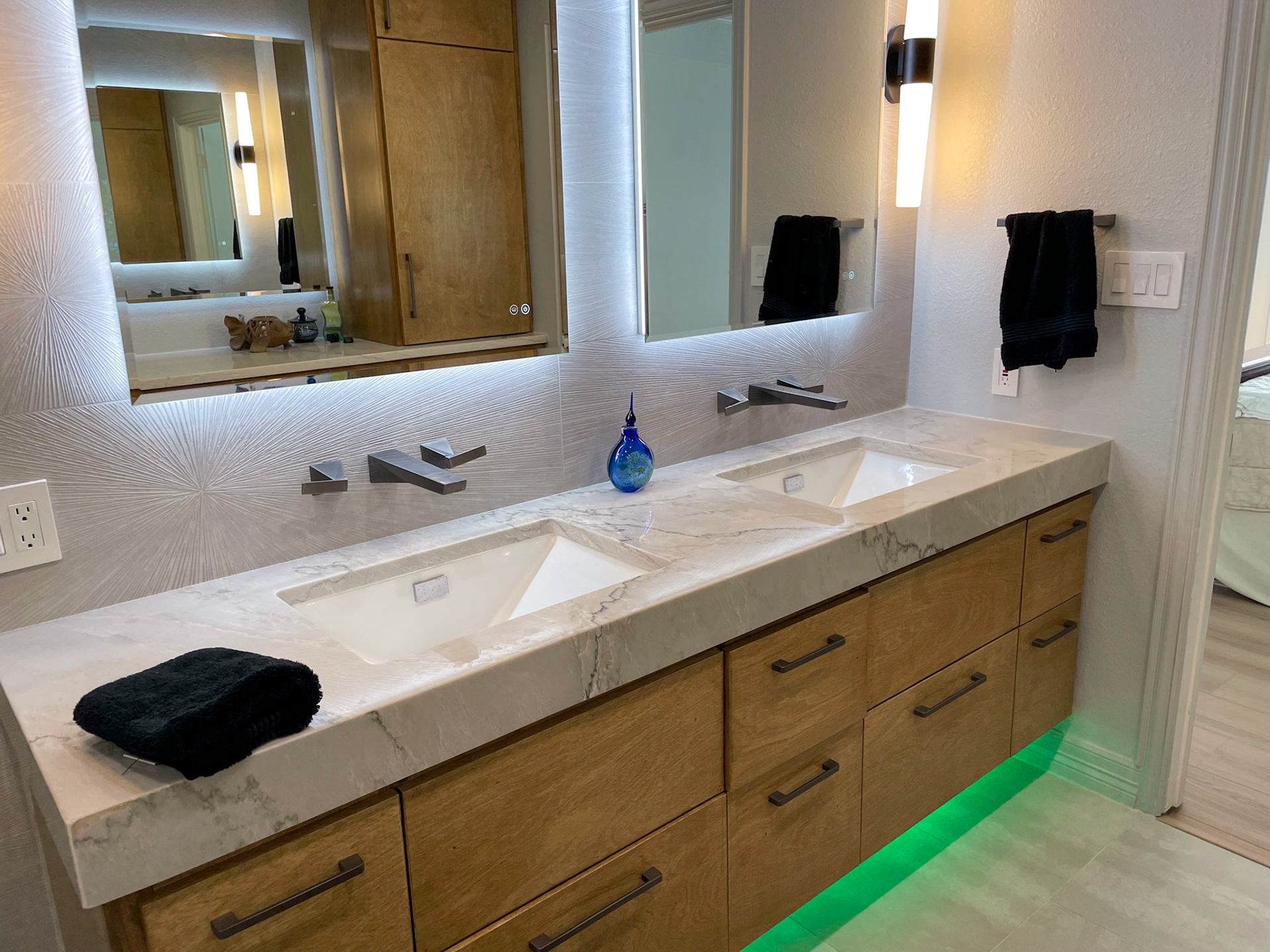 Master bath after remodeling