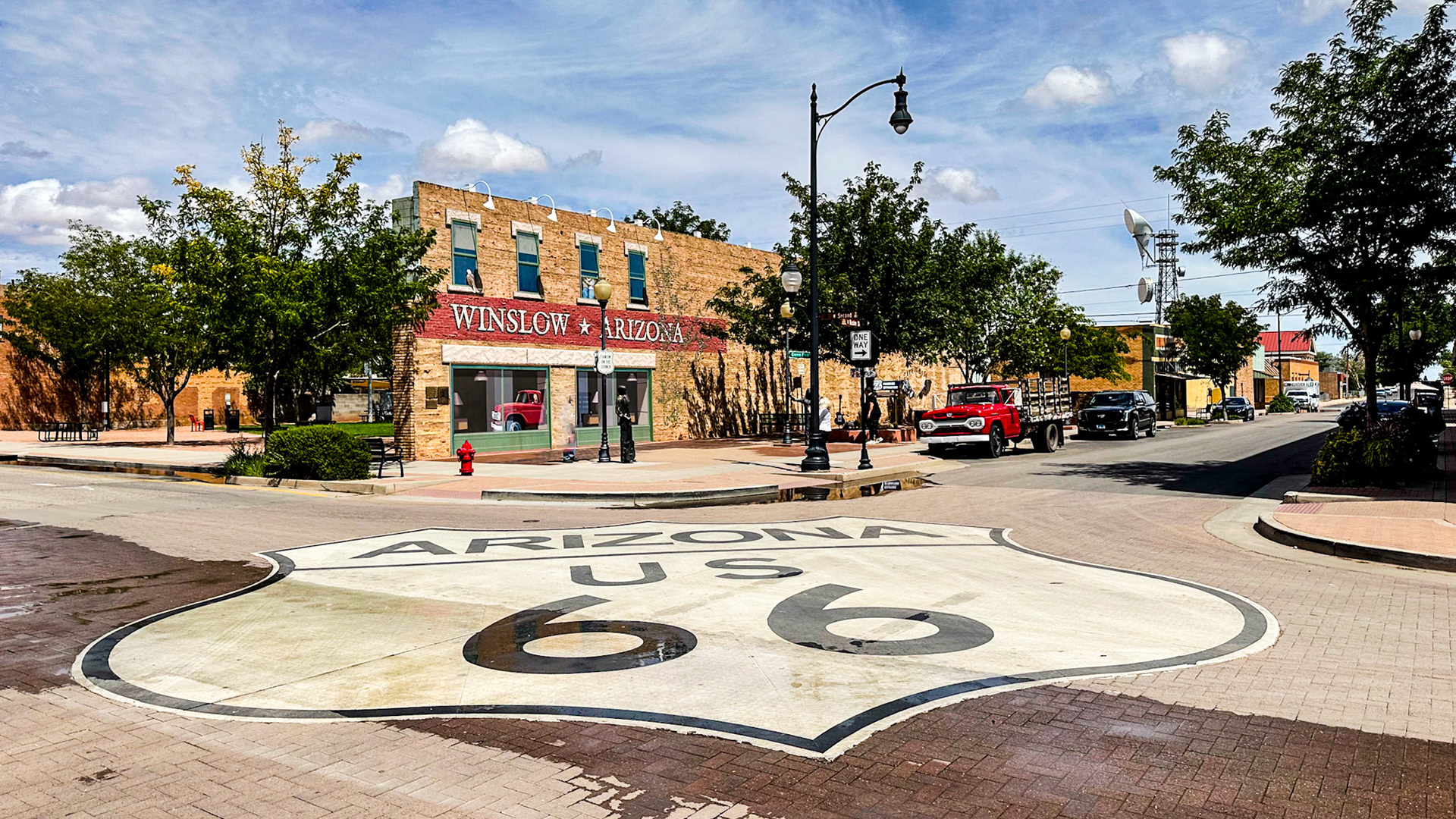 The famous corner in Winslow Arizona