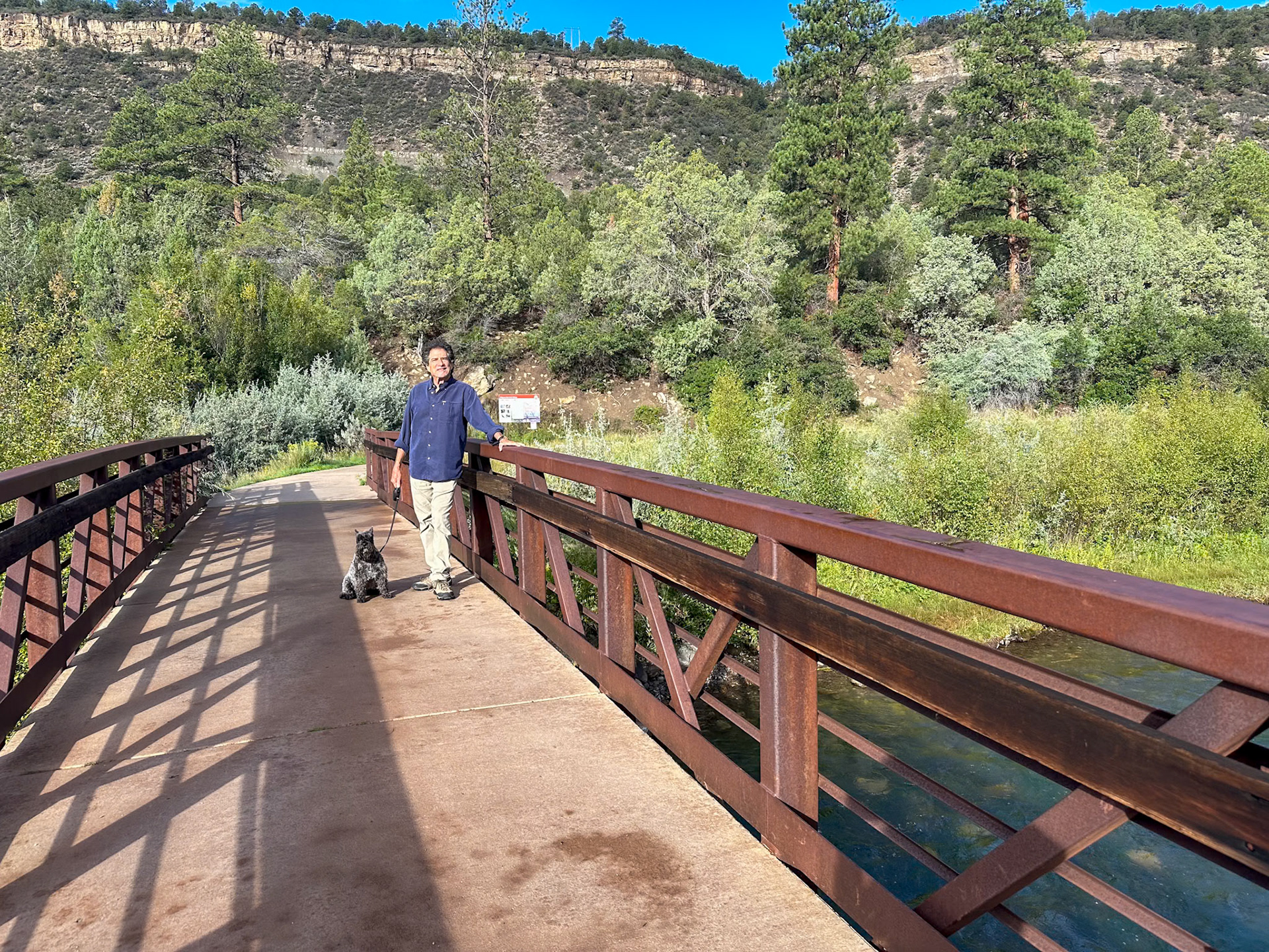Our morning Tripp walk