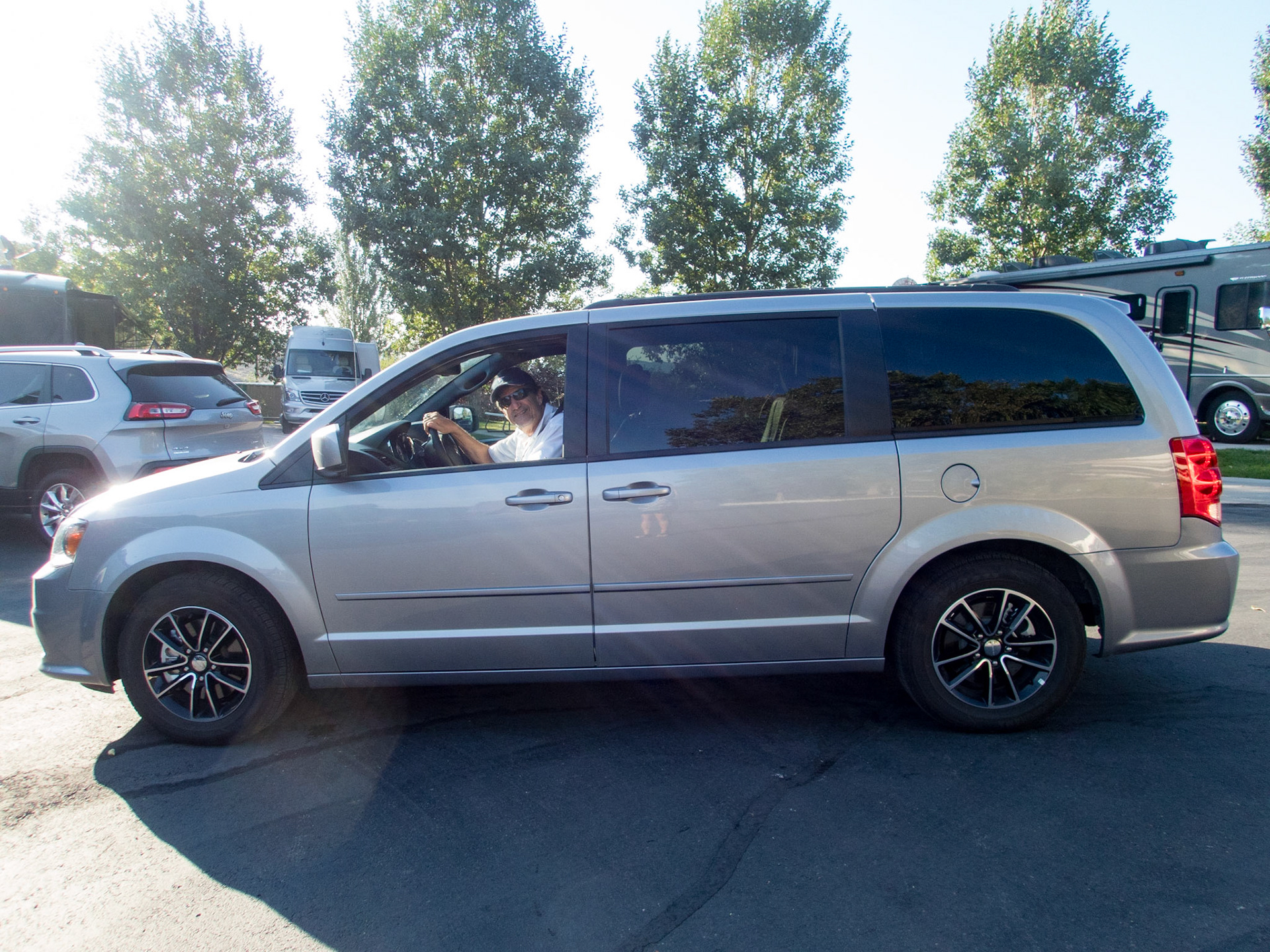 Rental car while the jeep is repaired