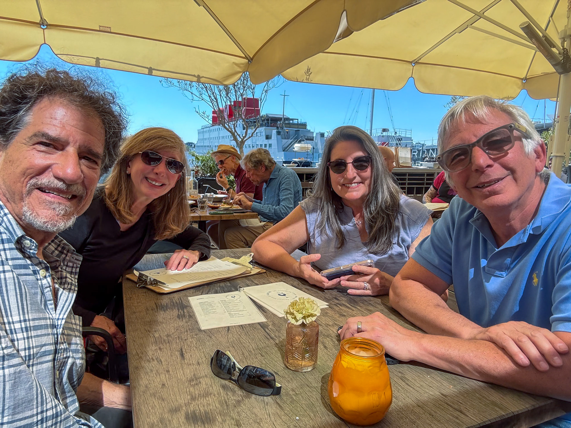 Lunch at the wharf Cafe