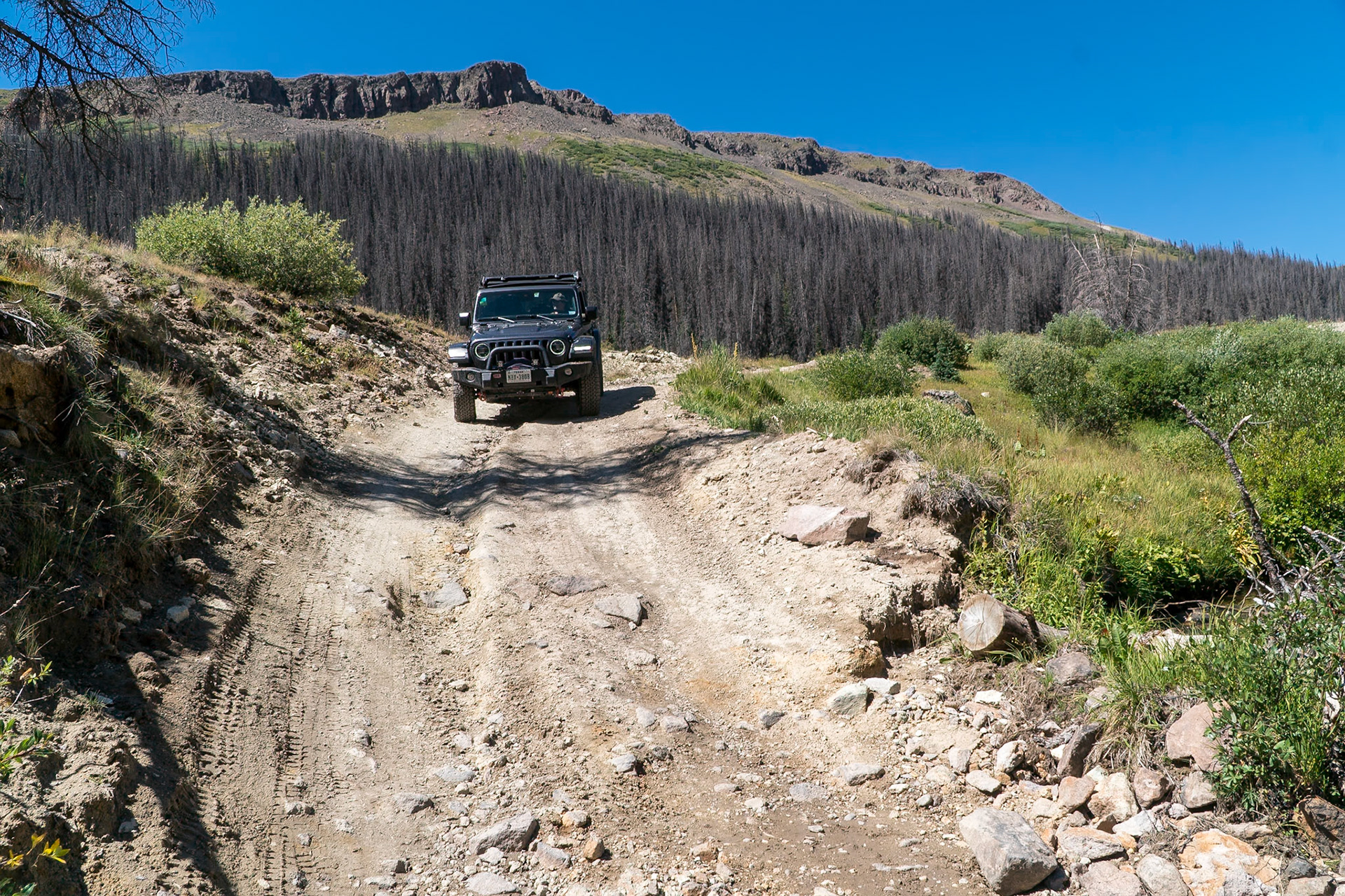 Rocky and rough to get over the pass