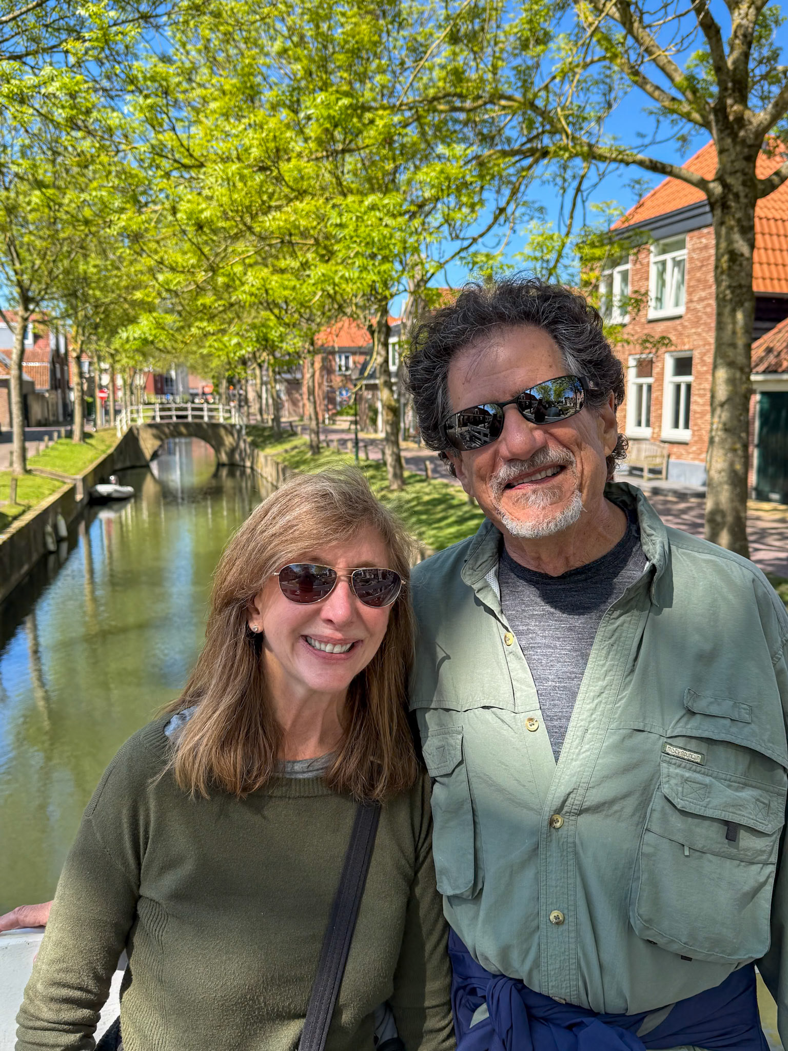 Walking to our lunch stop in Medemblik