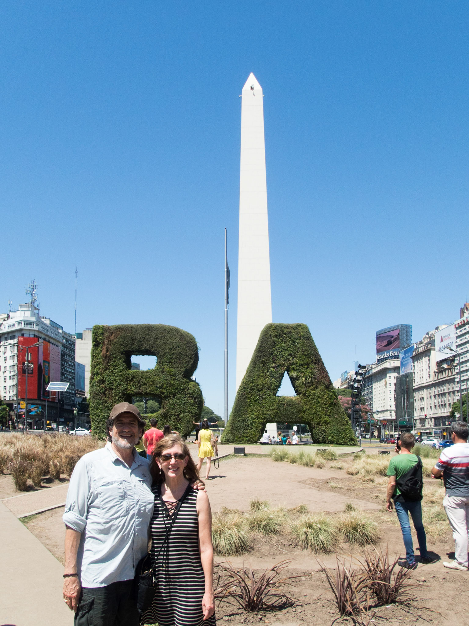 Obelisk in central Buenos Aires, Argentina