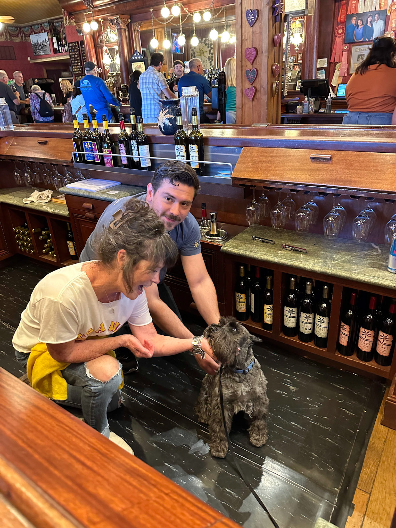 Tripp making new friends