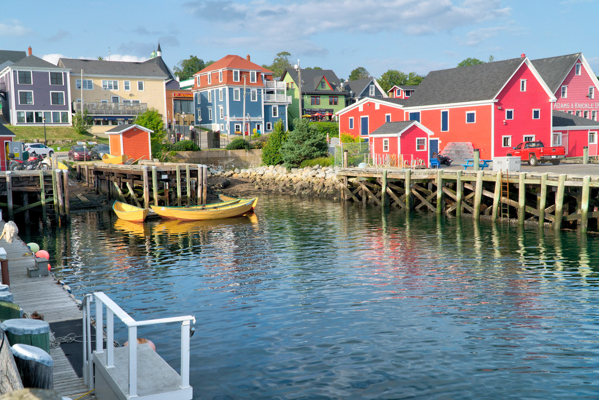 Wharf on the Lunenburg waterfront