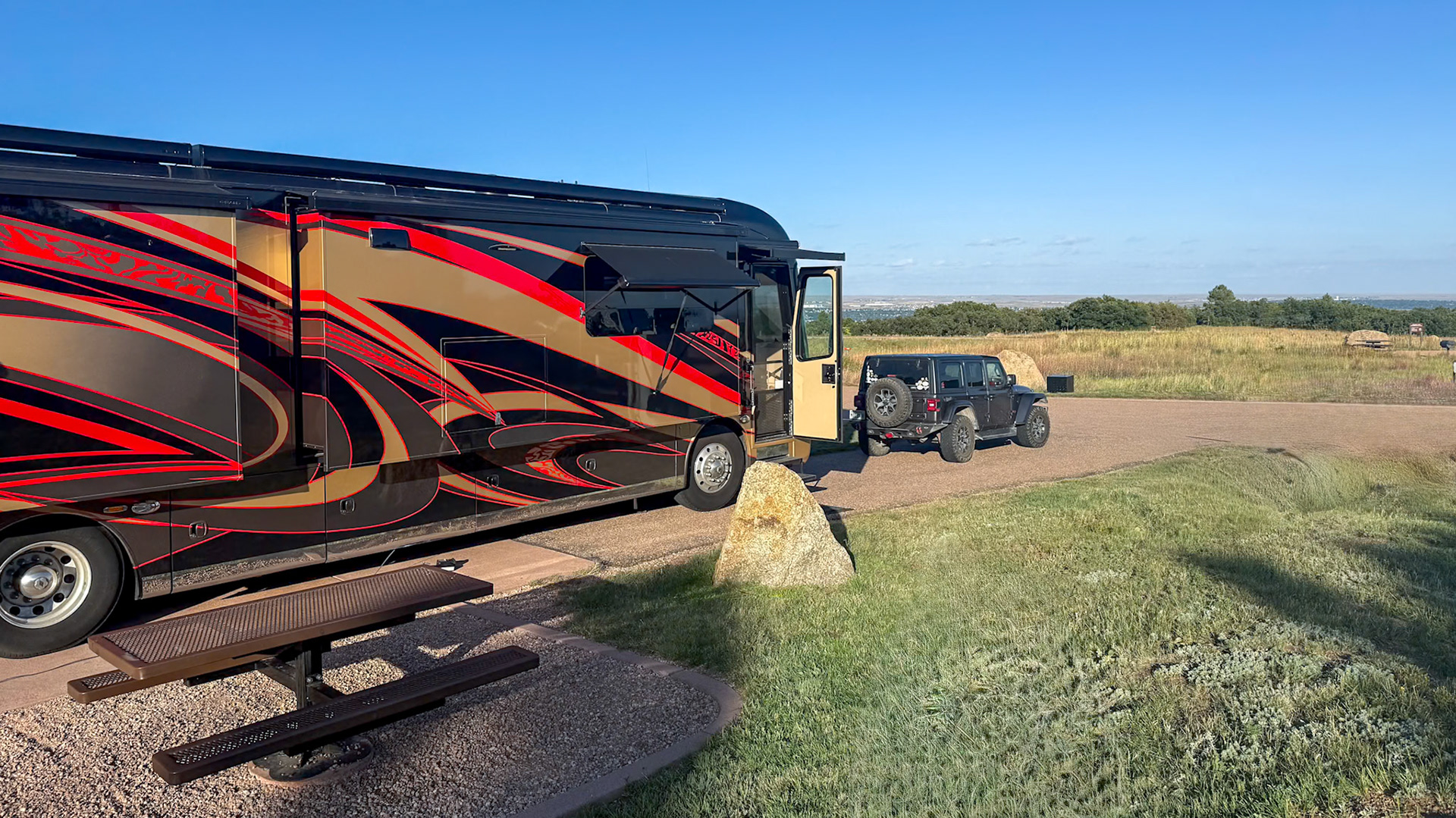 Cheyenne Mountain SP campsite 6300'