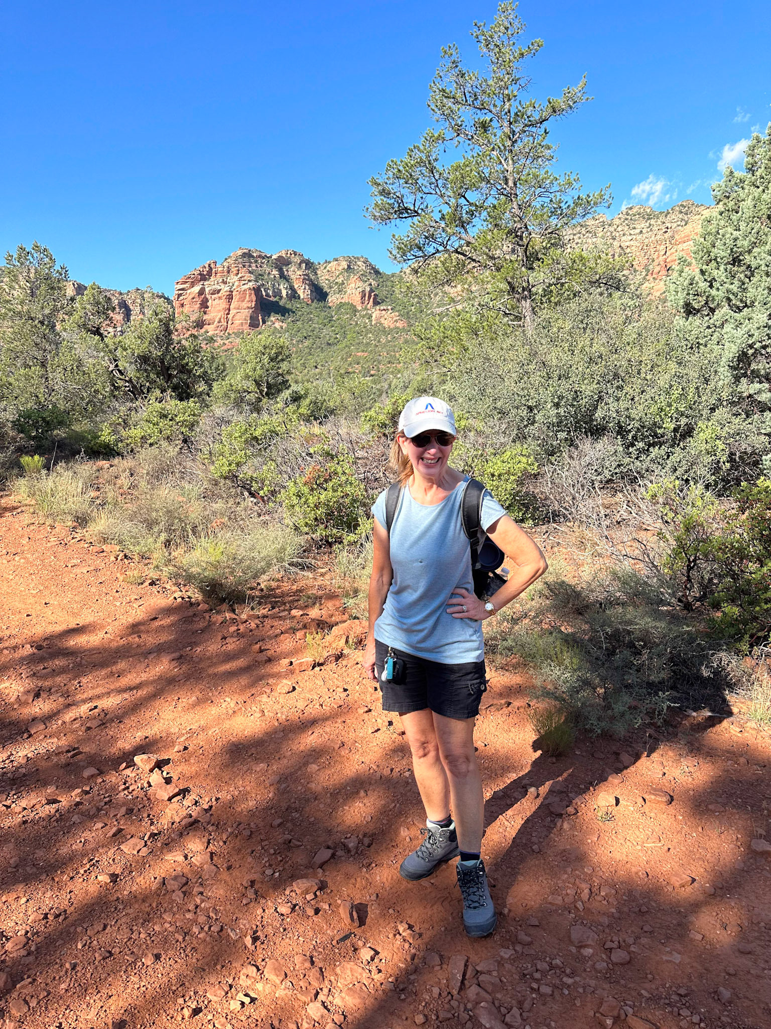 Hiking at Courthouse Rock