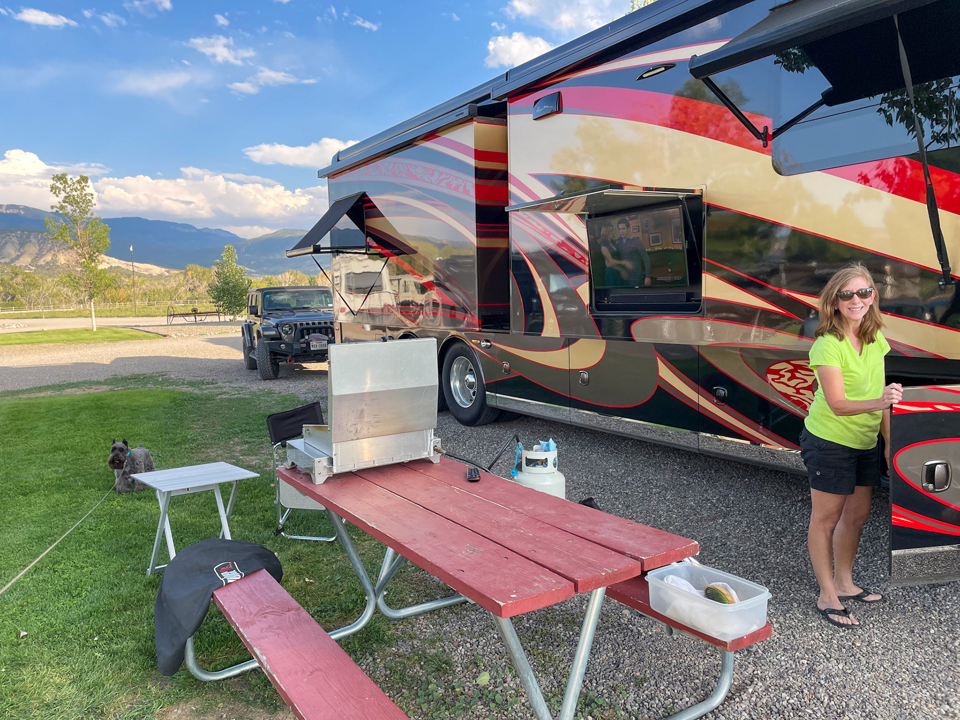 Grilling at the RV