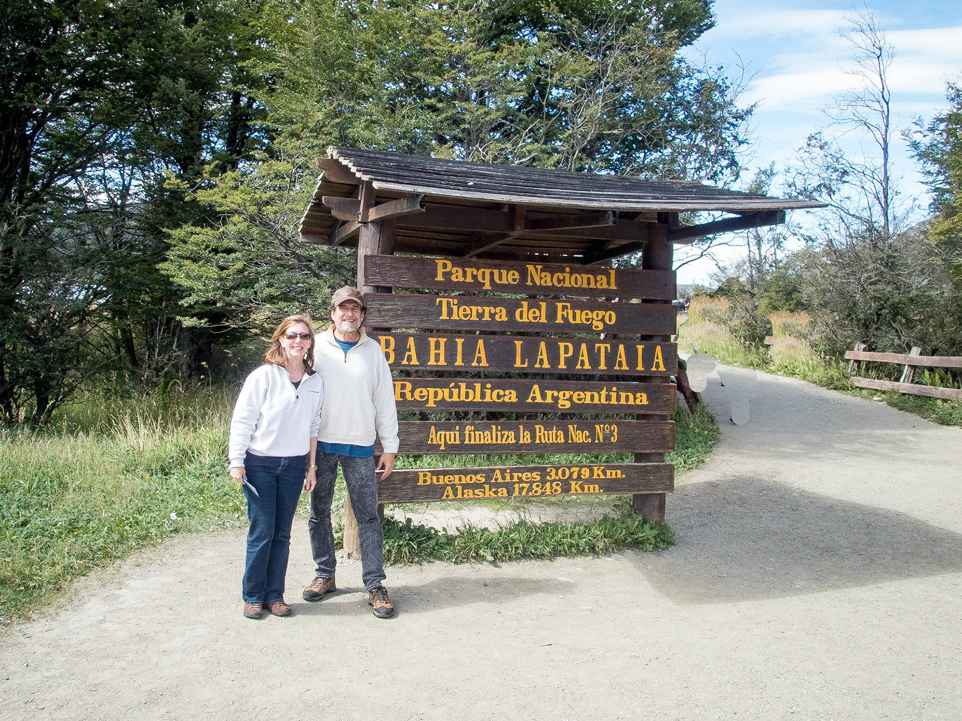 Tierra del Fuego at the end of the Pan-American Highway