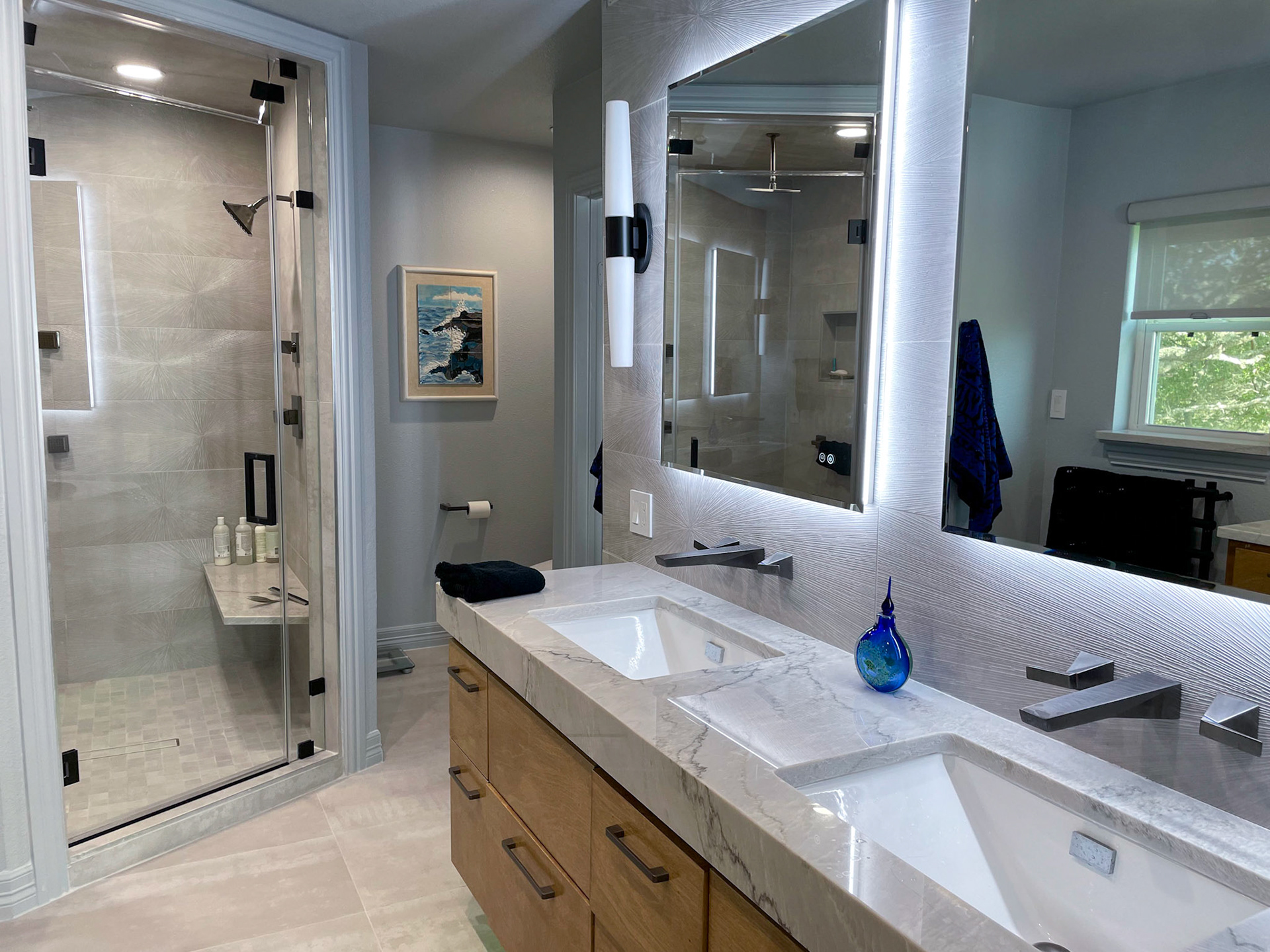 Master bath and steam shower