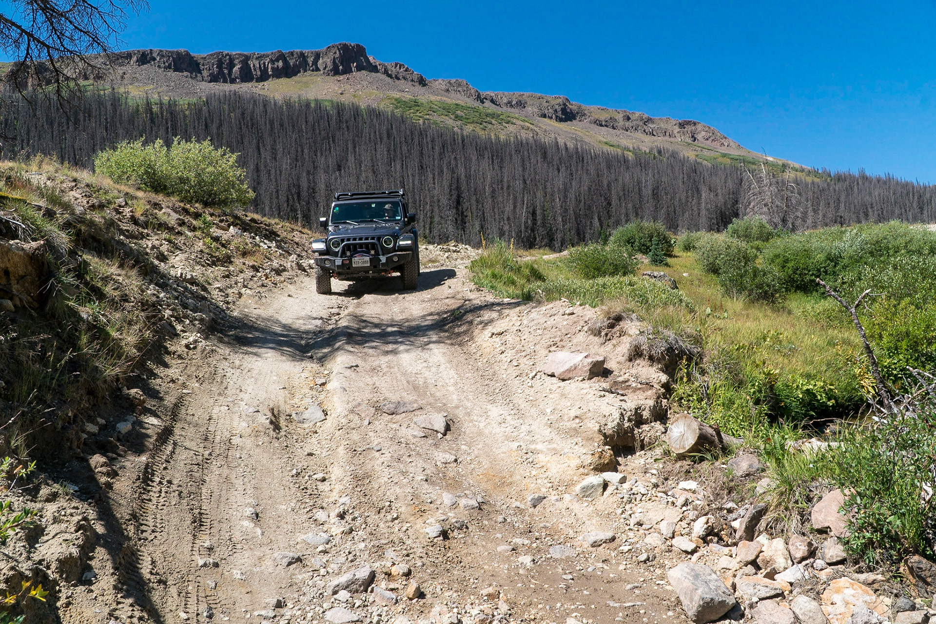 Rocky and rough to get over the pass