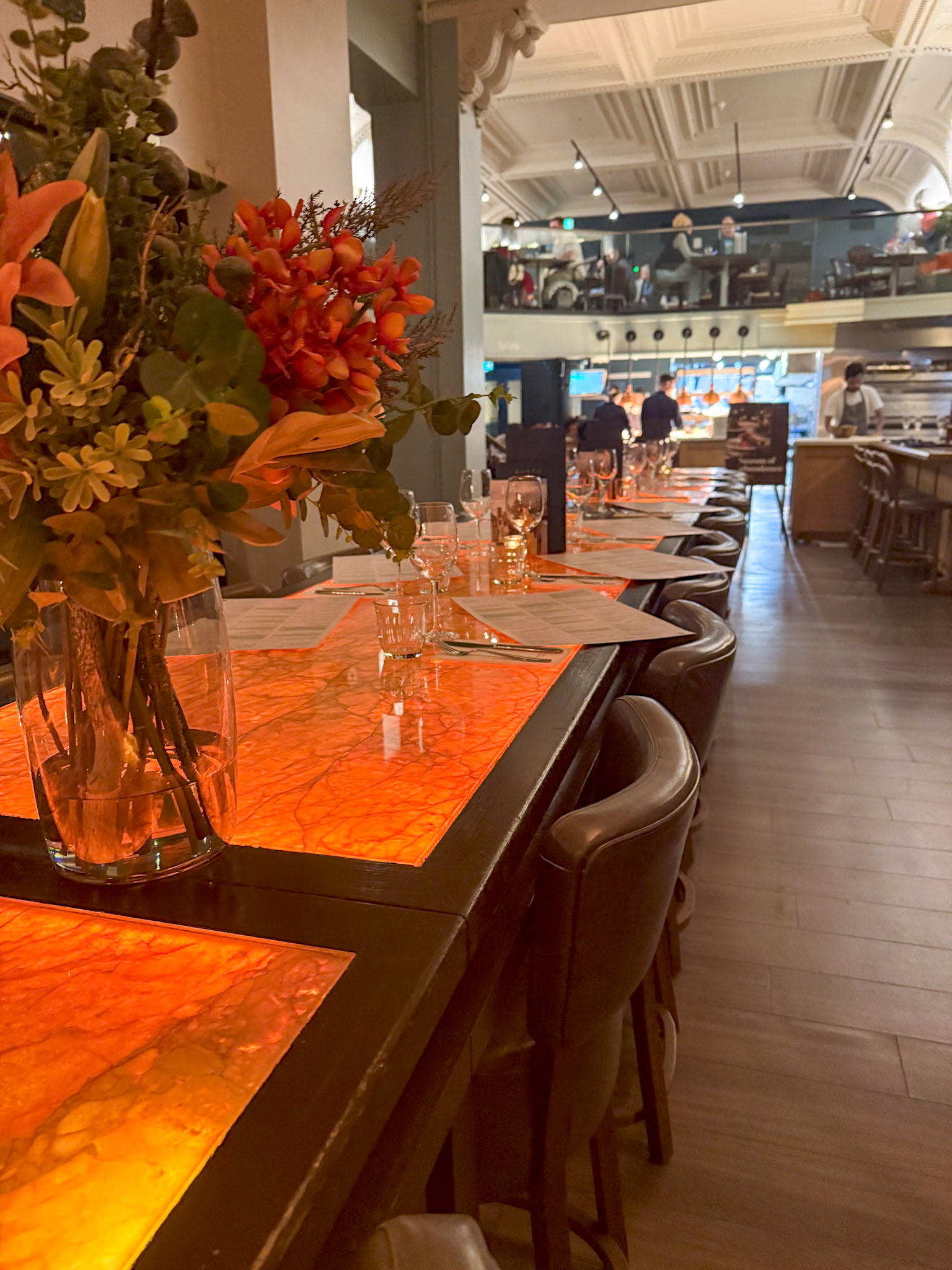 Dinner at Gusto Italian restaurant