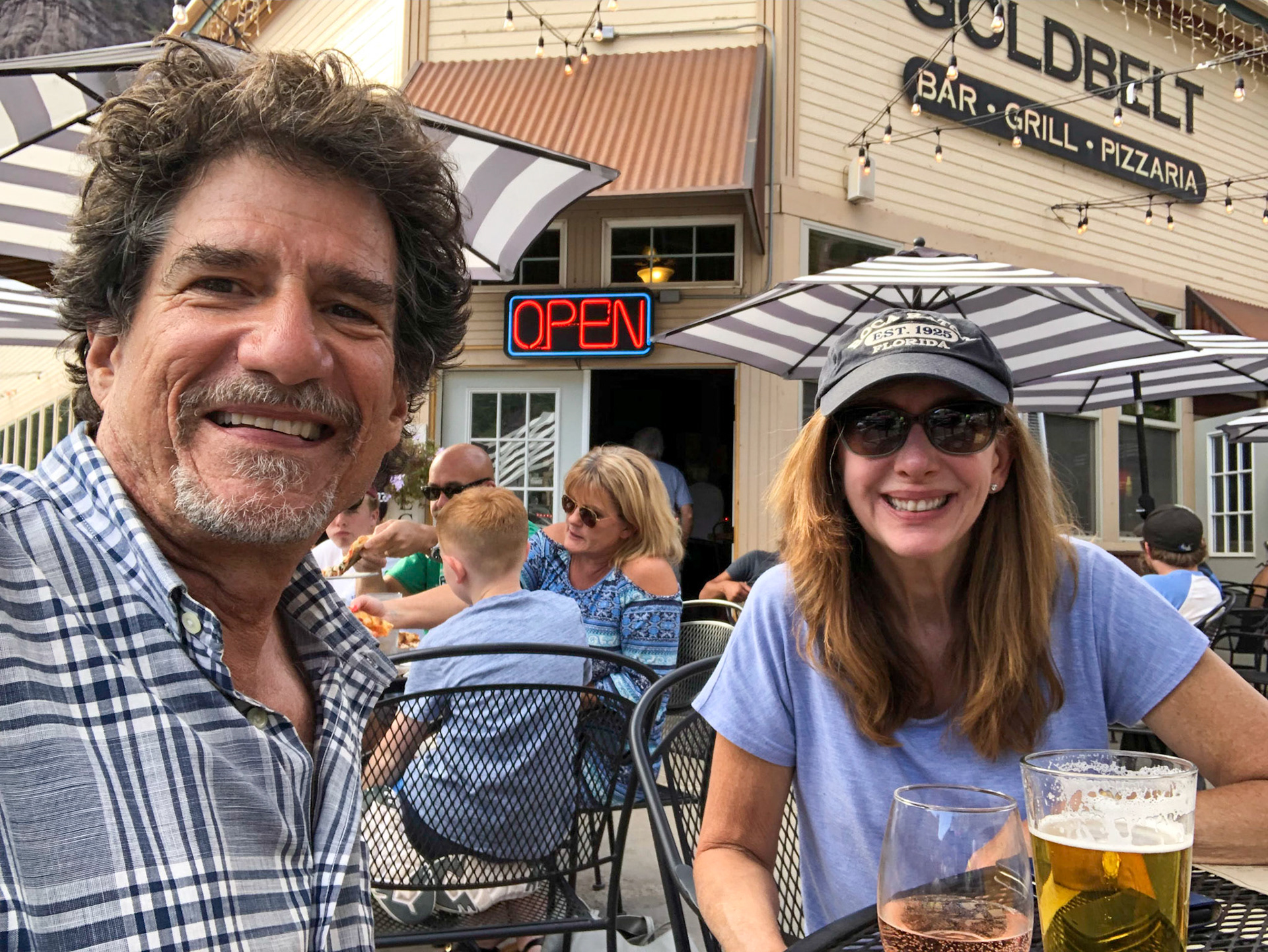 Dinner on the Goldbelt patio in Ouray